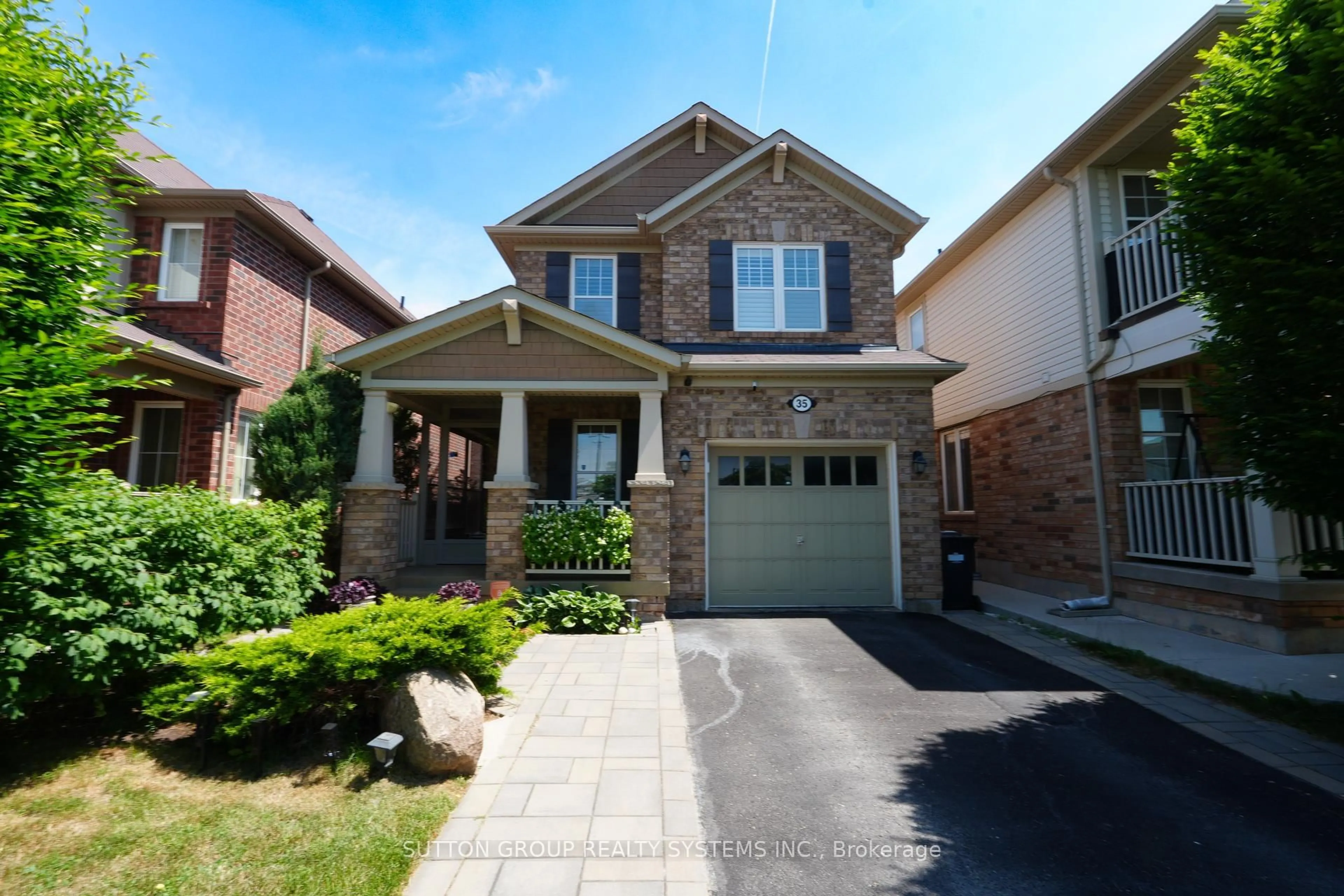 Home with brick exterior material, street for 35 Bleasdale Ave, Brampton Ontario L7A 0P5