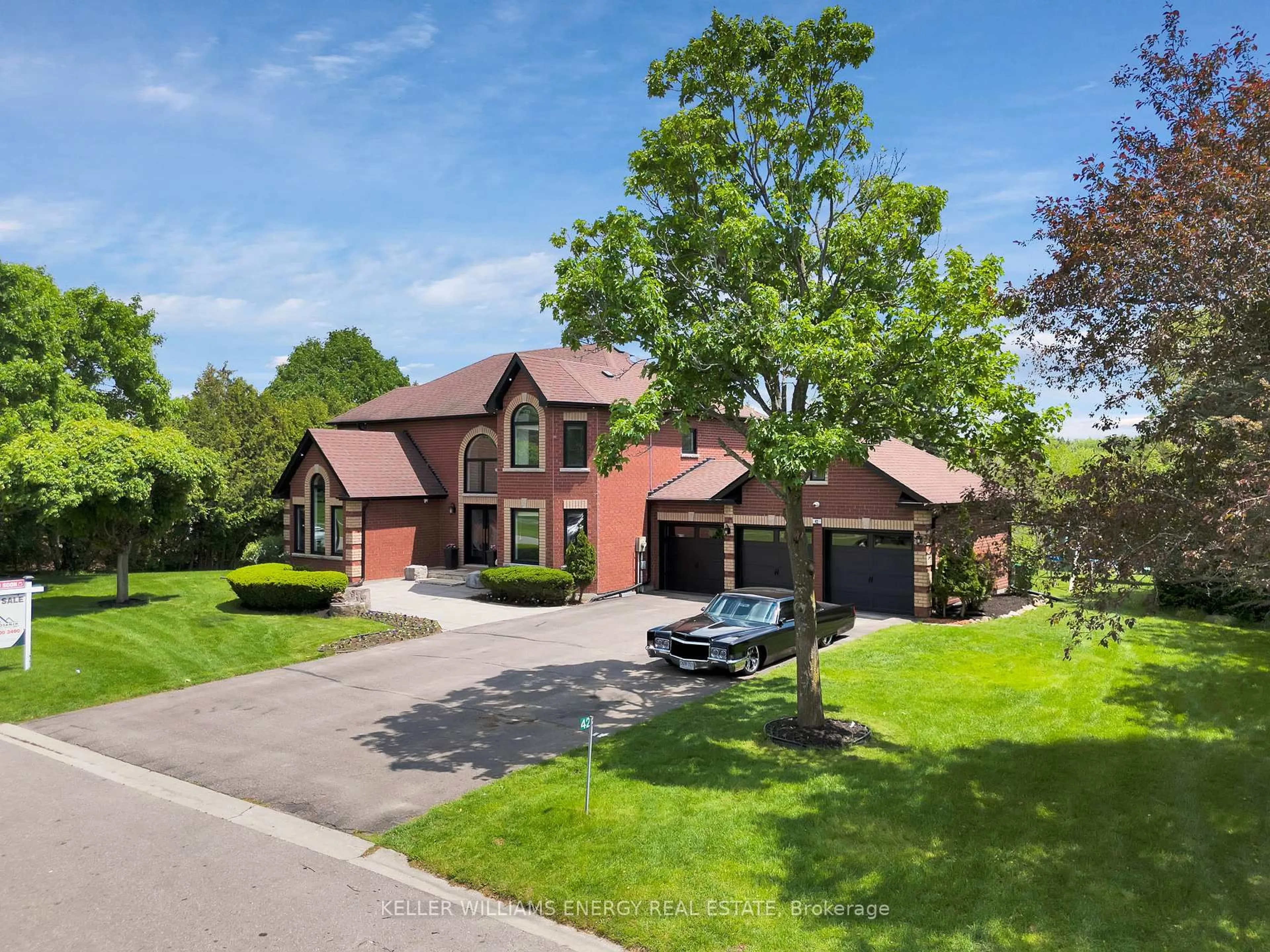 Home with brick exterior material, street for 42 Mccauley Dr, Caledon Ontario L7E 0B3