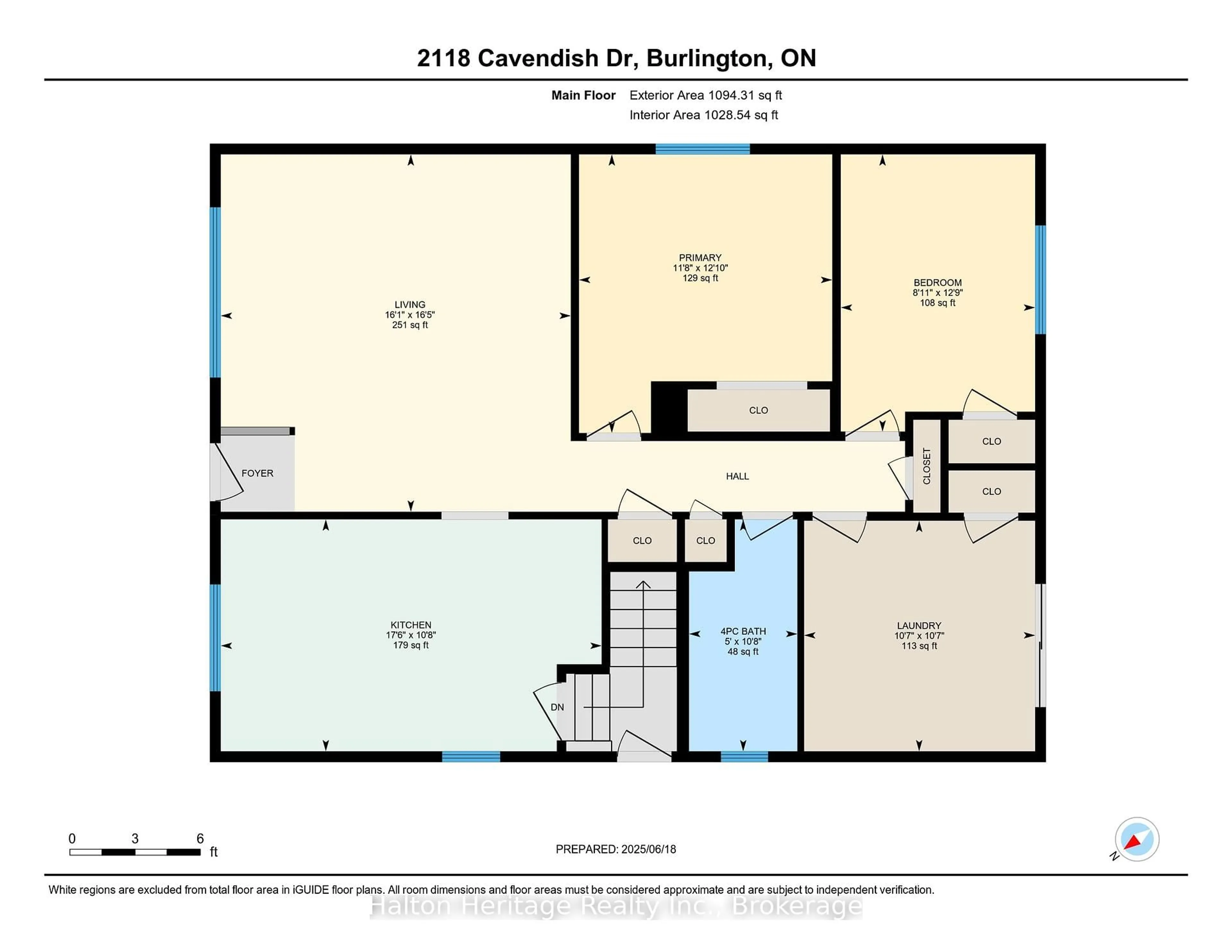 Floor plan for 2118 Cavendish Dr, Burlington Ontario L7P 1Z3