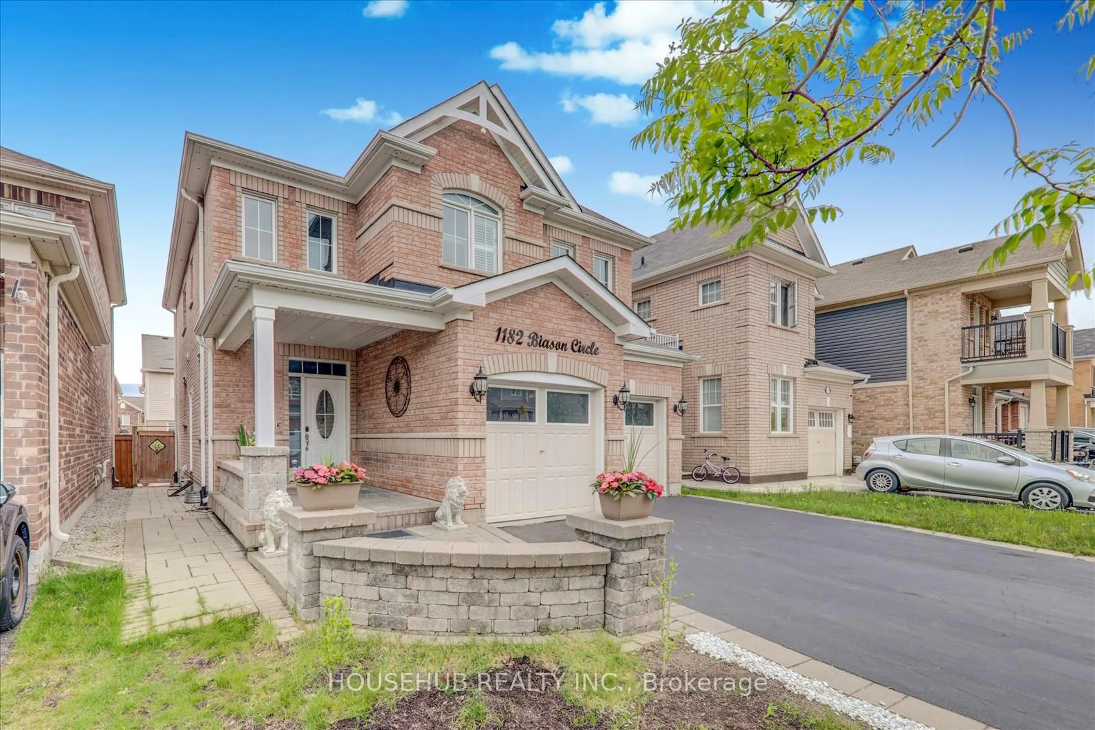 Home with brick exterior material, street for 1182 Biason Circ, Milton Ontario L9T 8S7
