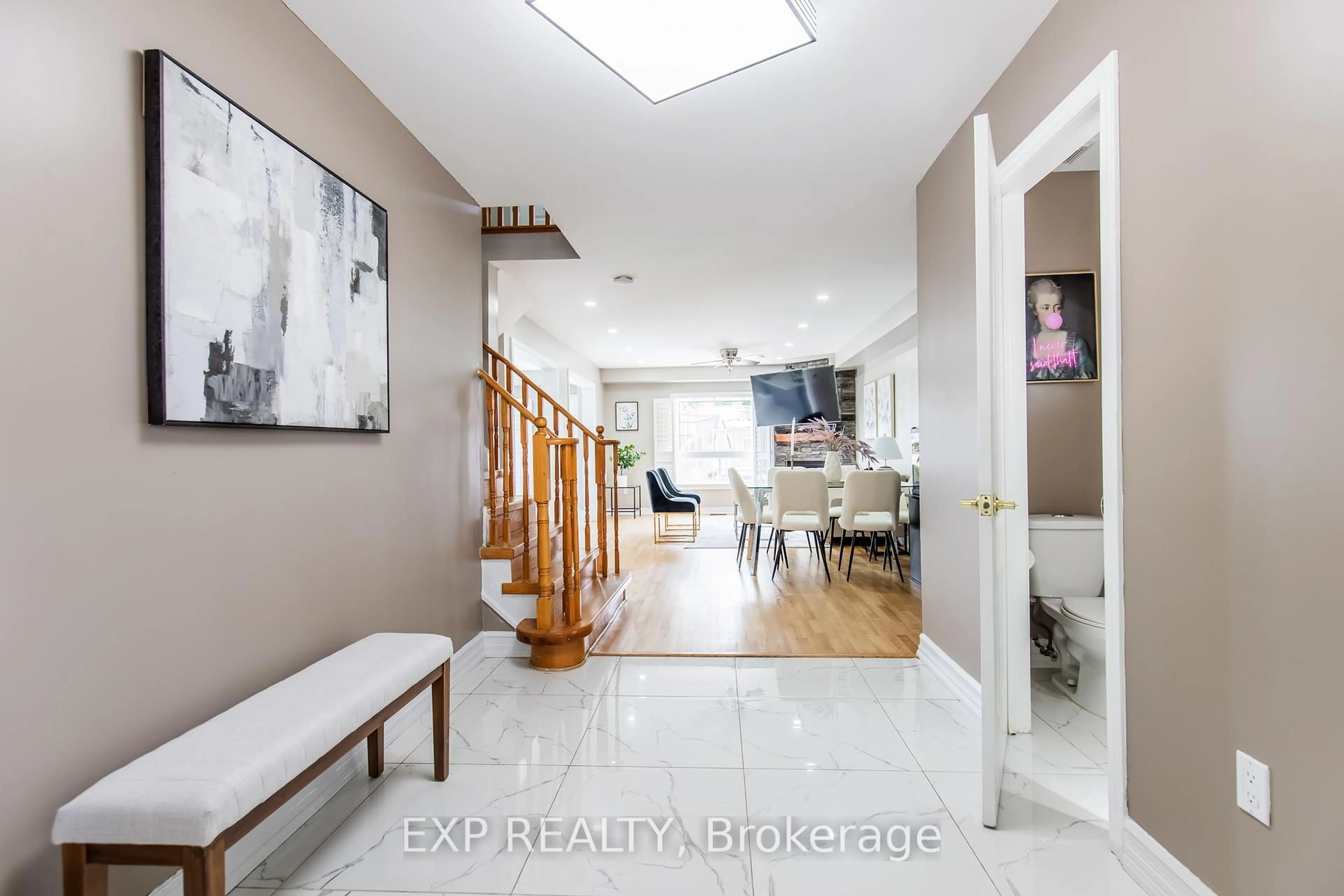Indoor foyer for 334 Van Kirk Dr, Brampton Ontario L7A 1V5