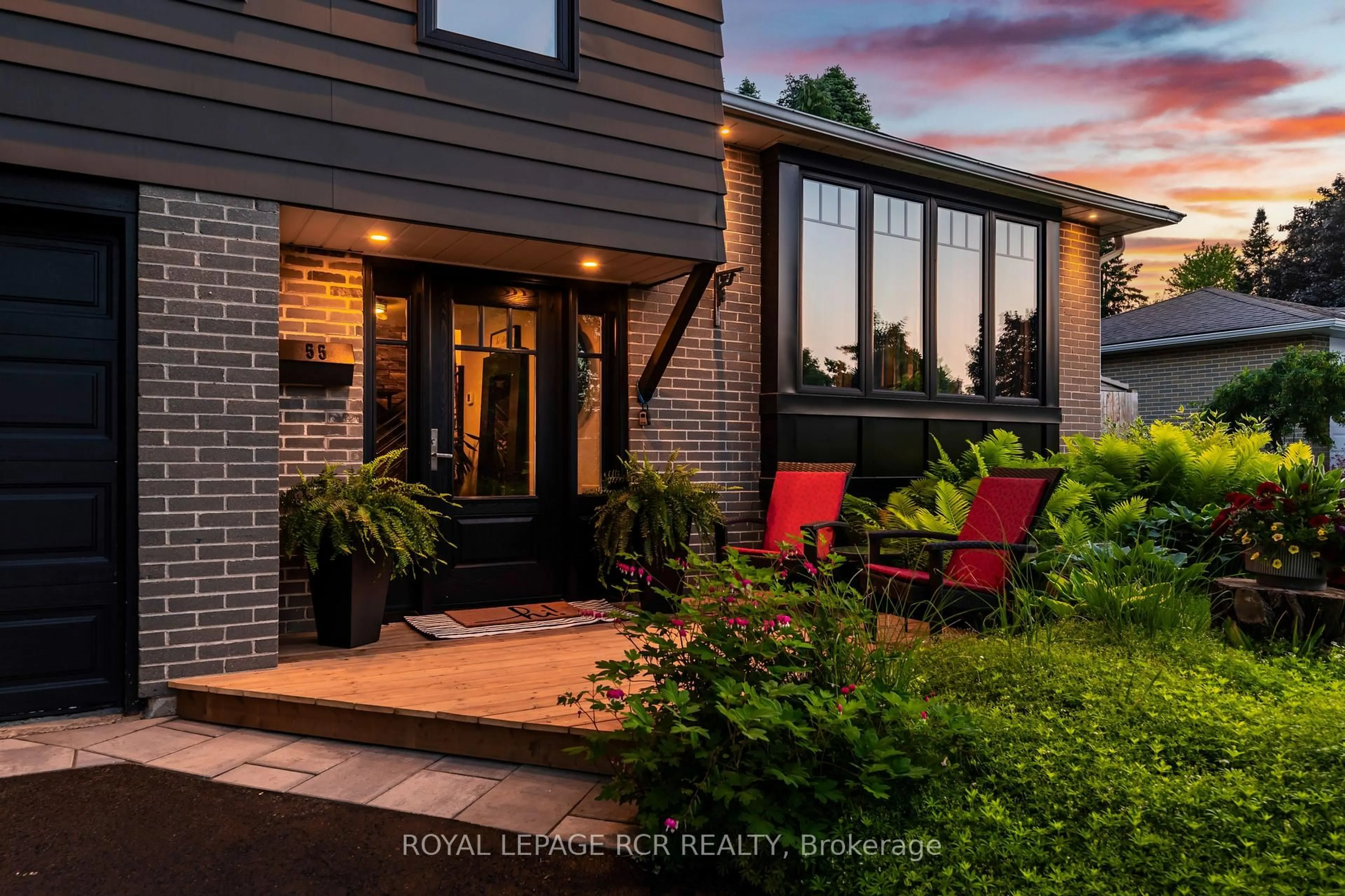 Home with brick exterior material, street for 55 Rustic Cres, Orangeville Ontario L9W 1T1