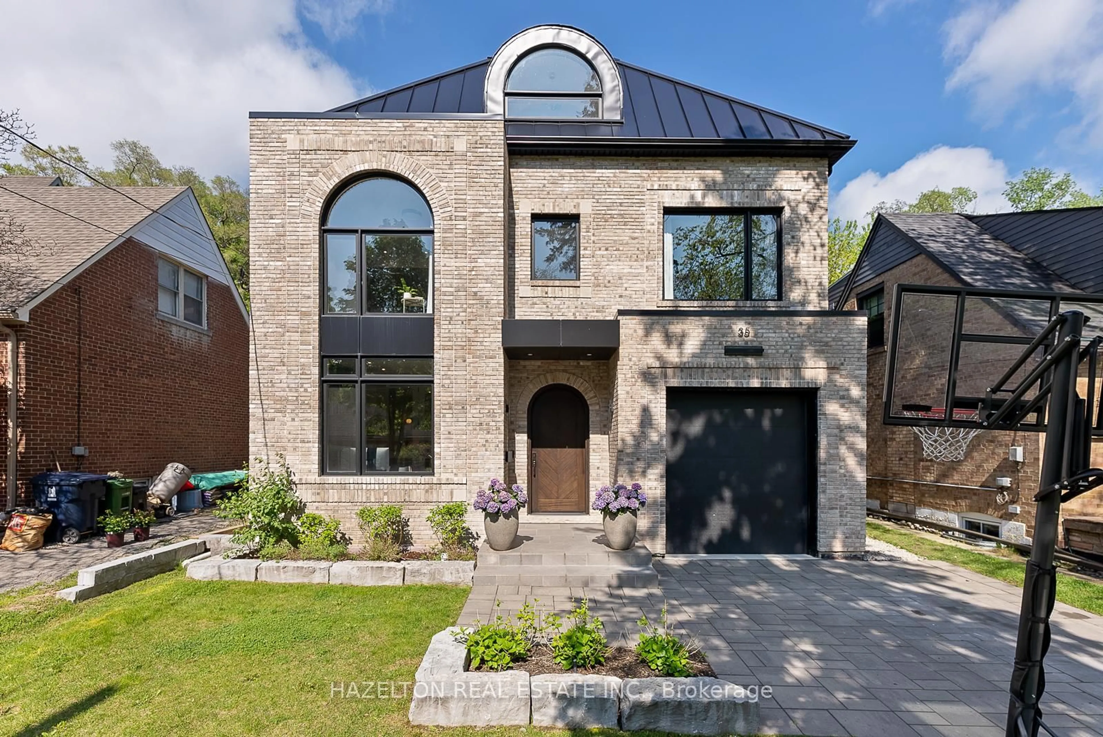 Home with brick exterior material, street for 35 Worthington Cres, Toronto Ontario M6S 3P5