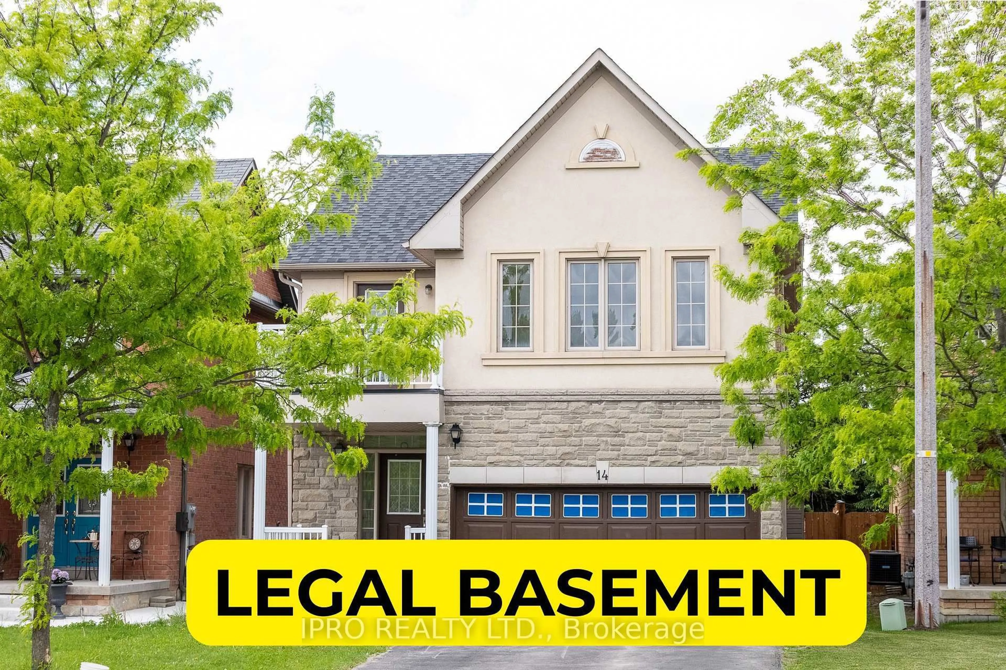 Home with brick exterior material, building for 14 Vanwood Cres, Brampton Ontario L6P 2X4