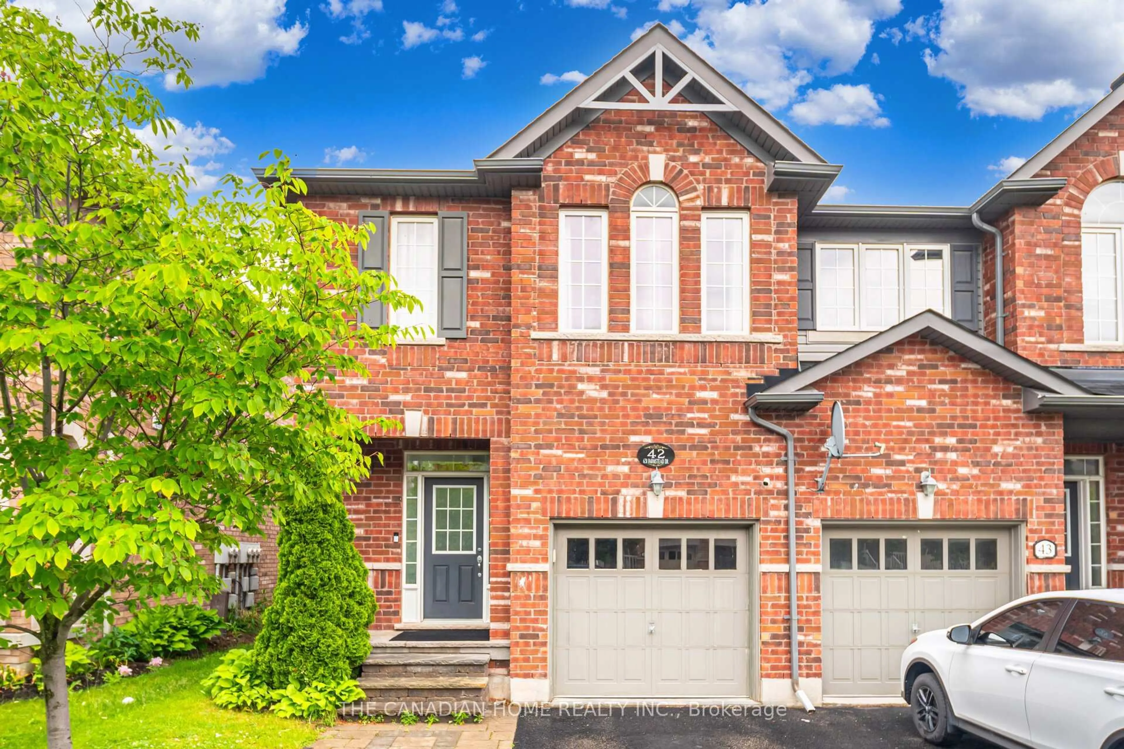 Home with brick exterior material, street for 651 Farmstead Dr #42, Milton Ontario L9T 7W2