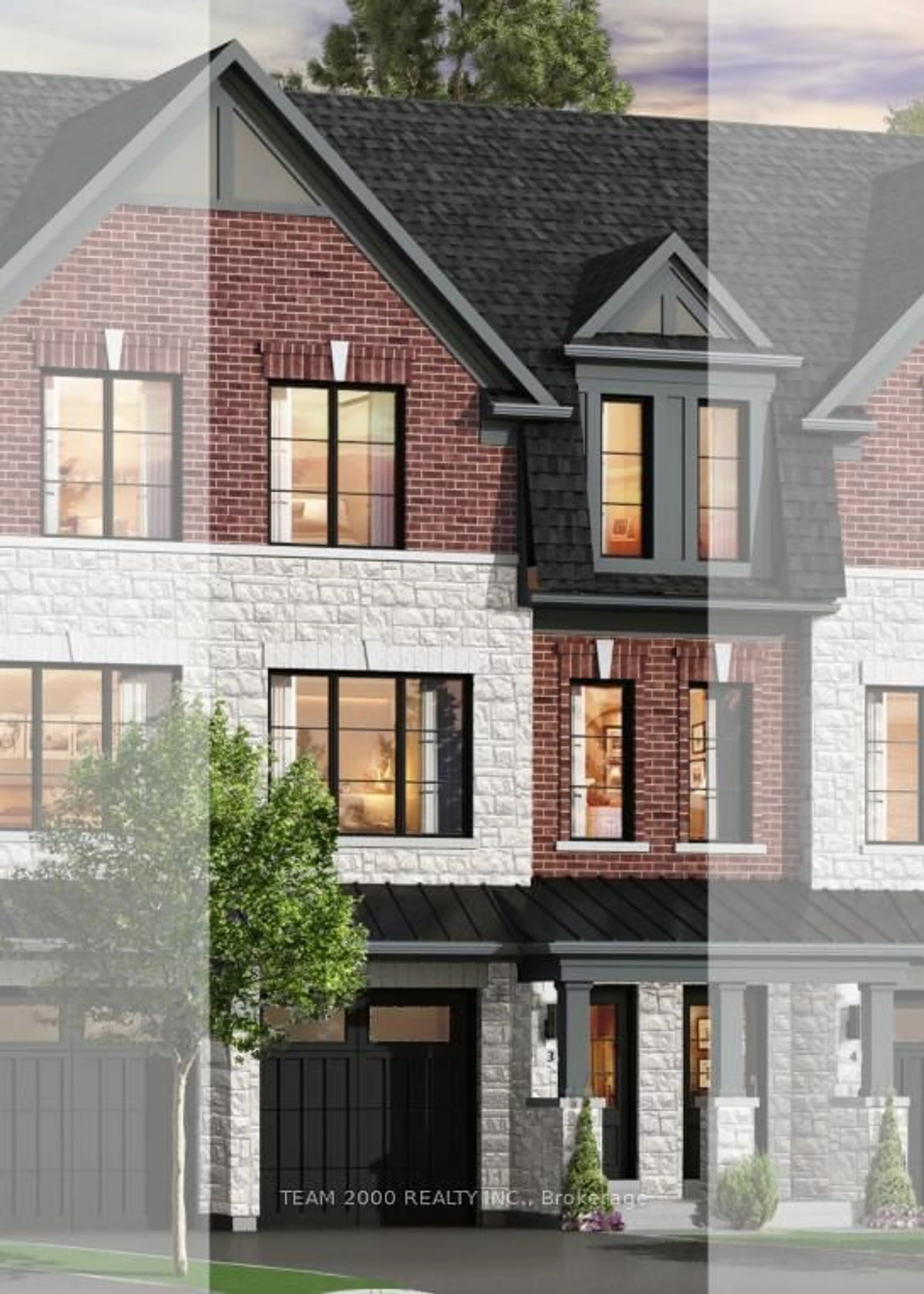 Home with brick exterior material, street for Lot 48 Saigon St, Mississauga Ontario L5V 2V9