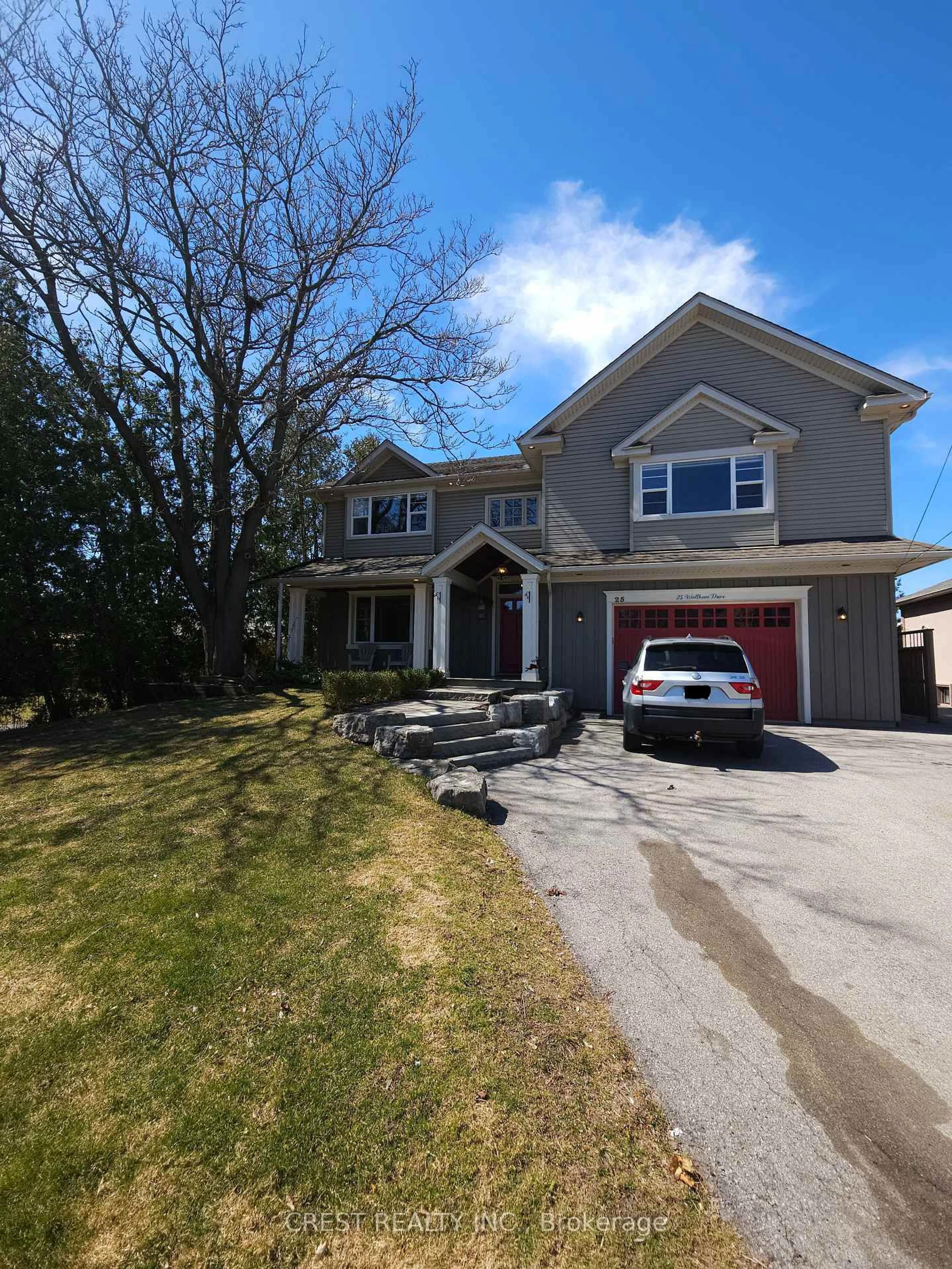 Home with vinyl exterior material, street for 25 Waltham Dr, Toronto Ontario M9V 1S6