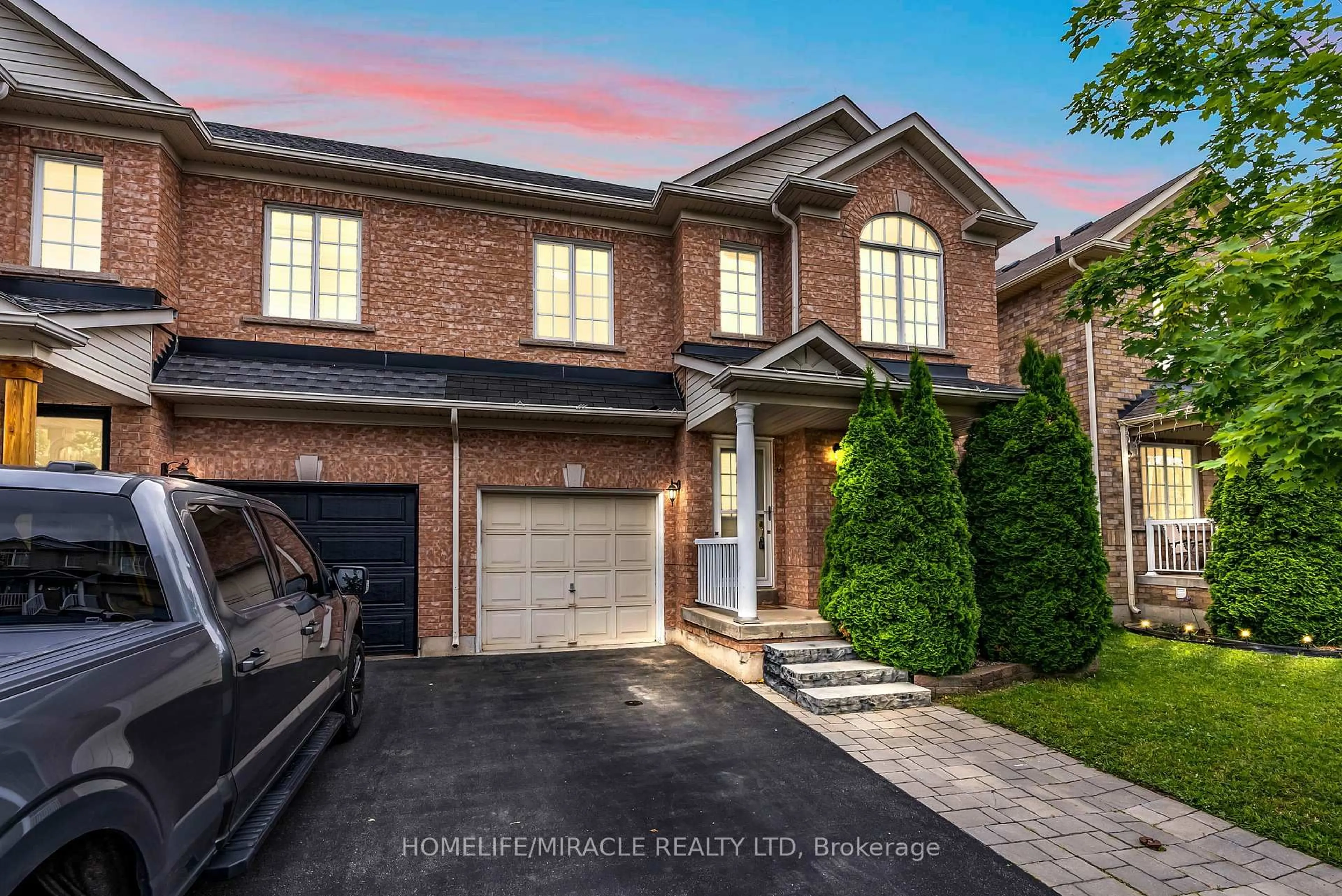 Home with brick exterior material, street for 14 Olivett Lane, Brampton Ontario L7A 2X3