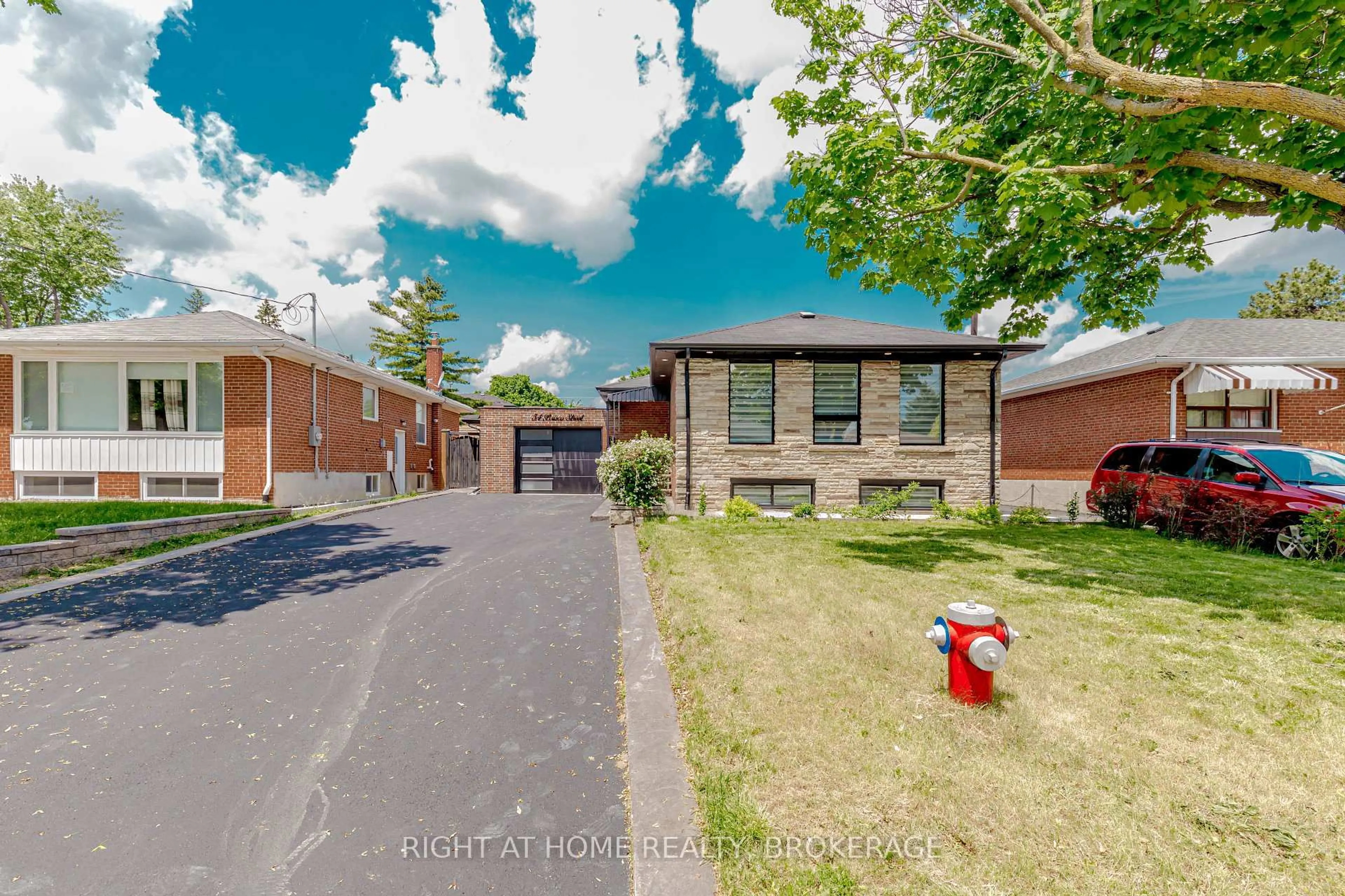 A pic from outside/outdoor area/front of a property/back of a property/a pic from drone, street for 54 Brisco St, Brampton Ontario L6V 1W8