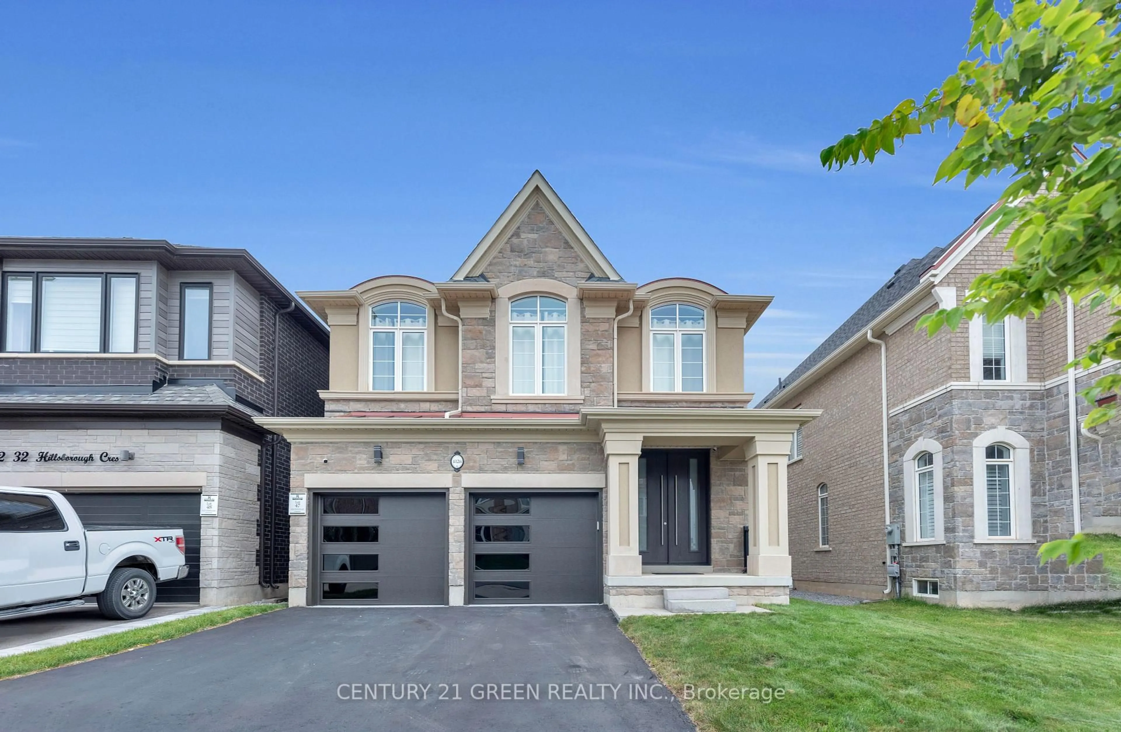 Home with brick exterior material, street for 4128 Hillsborough Cres, Oakville Ontario L6H 3R1
