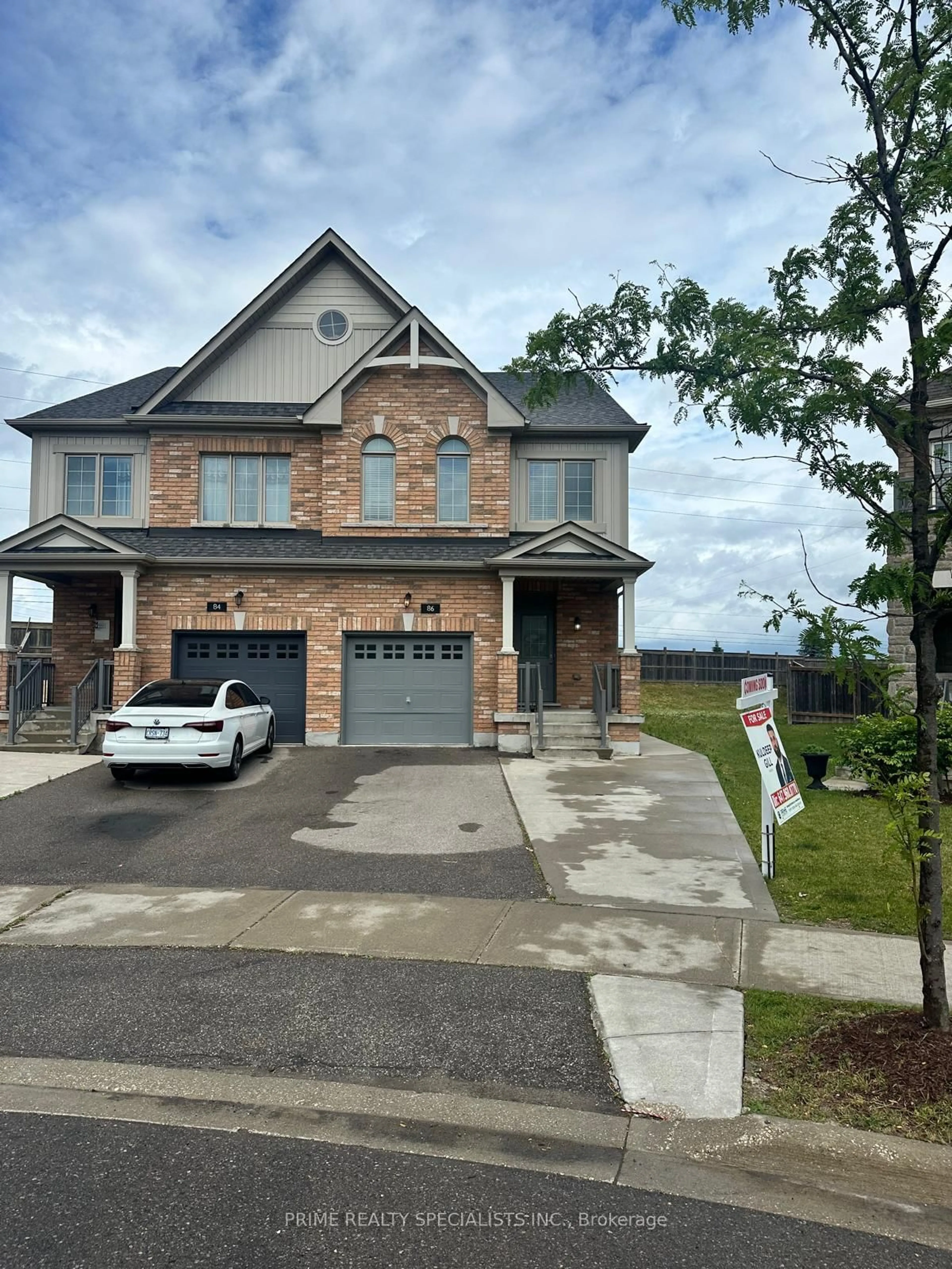 Home with brick exterior material, street for 86 Bernadino St, Brampton Ontario L6P 4G1