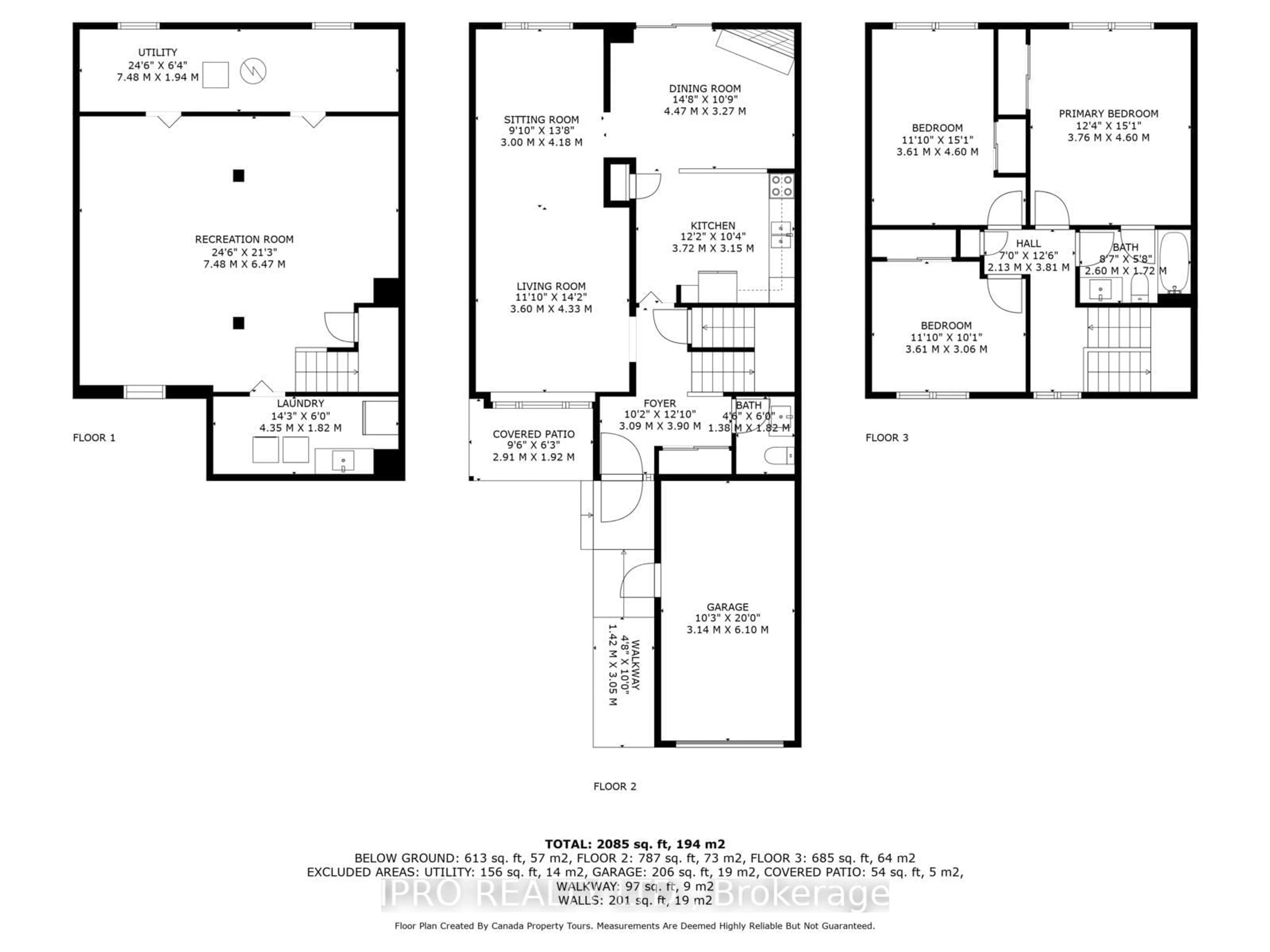 Floor plan for 2734 Los Palmas Crt, Mississauga Ontario L5N 2G7