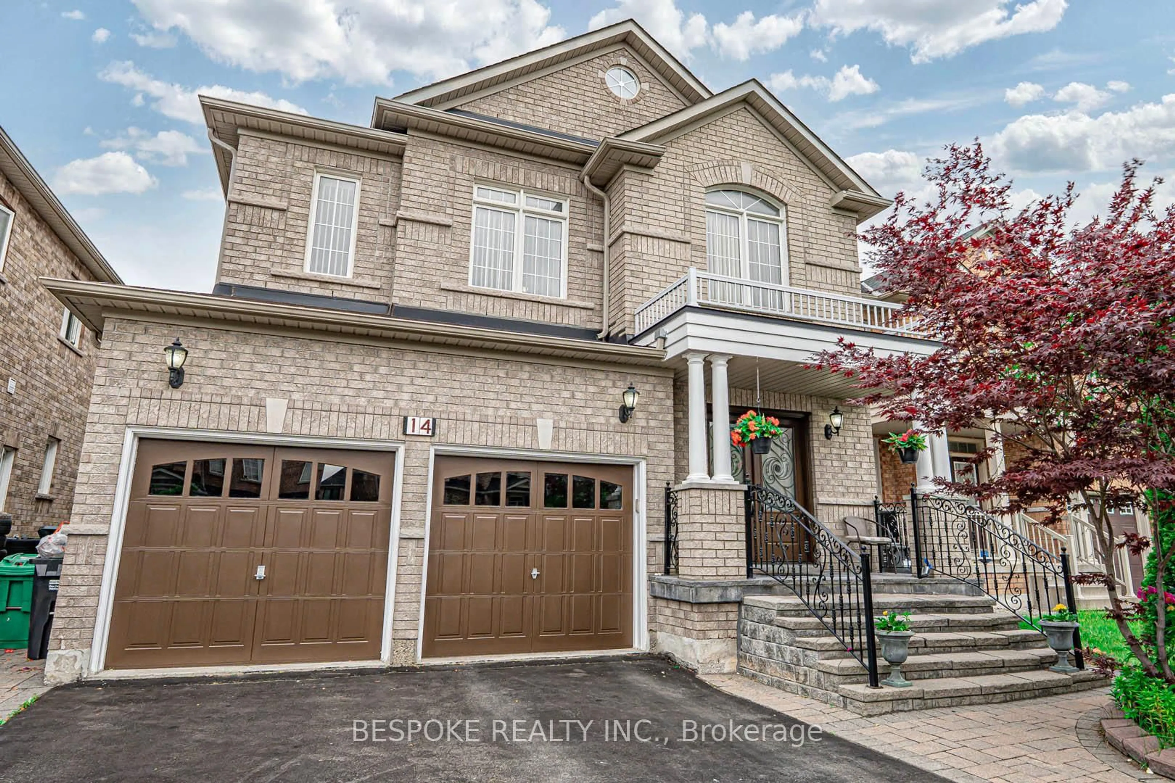 Home with brick exterior material, street for 14 Dovehaven Cres, Brampton Ontario L6P 2H7