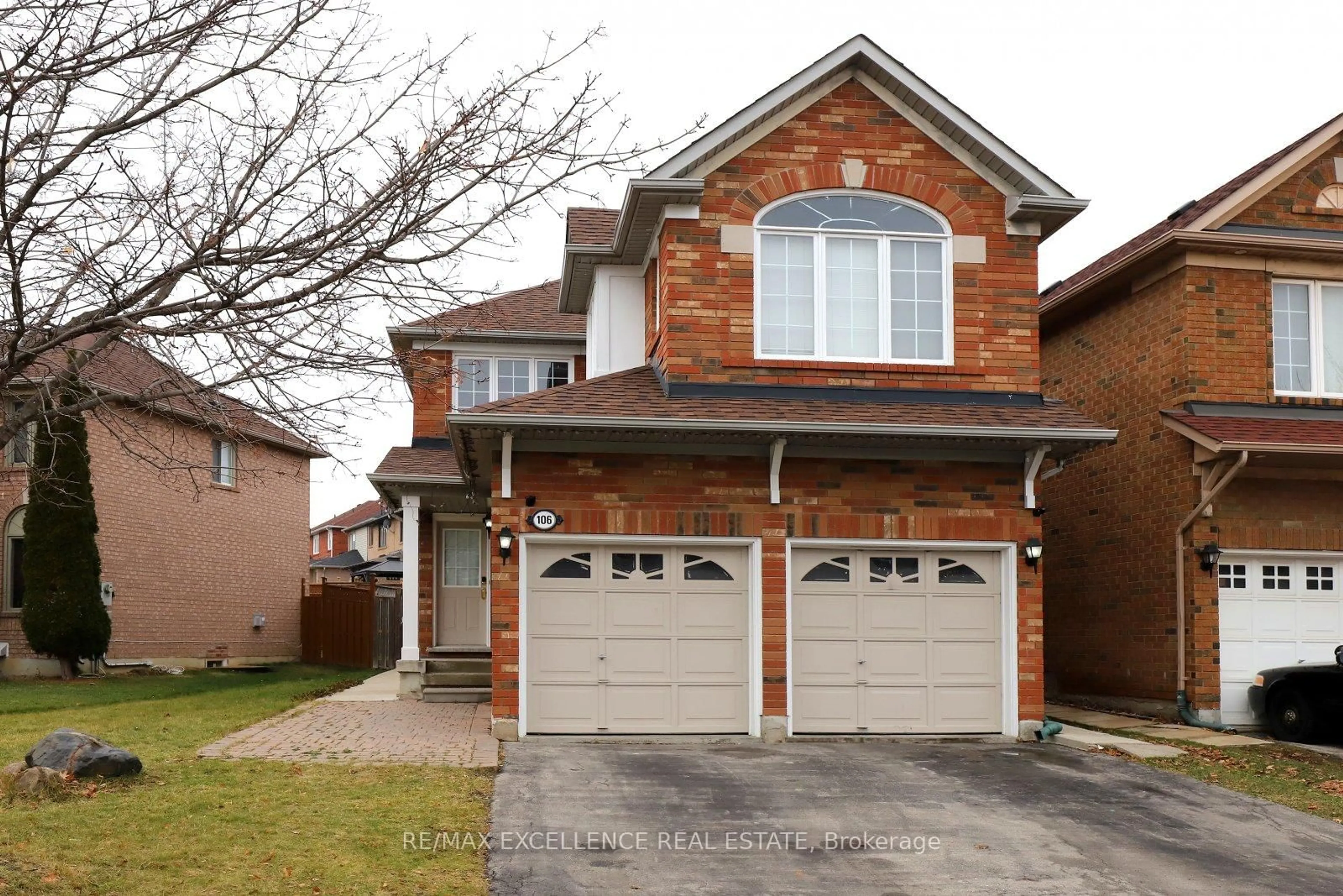 Home with brick exterior material, street for 106 Narrow Valley Cres, Brampton Ontario L6R 2M6