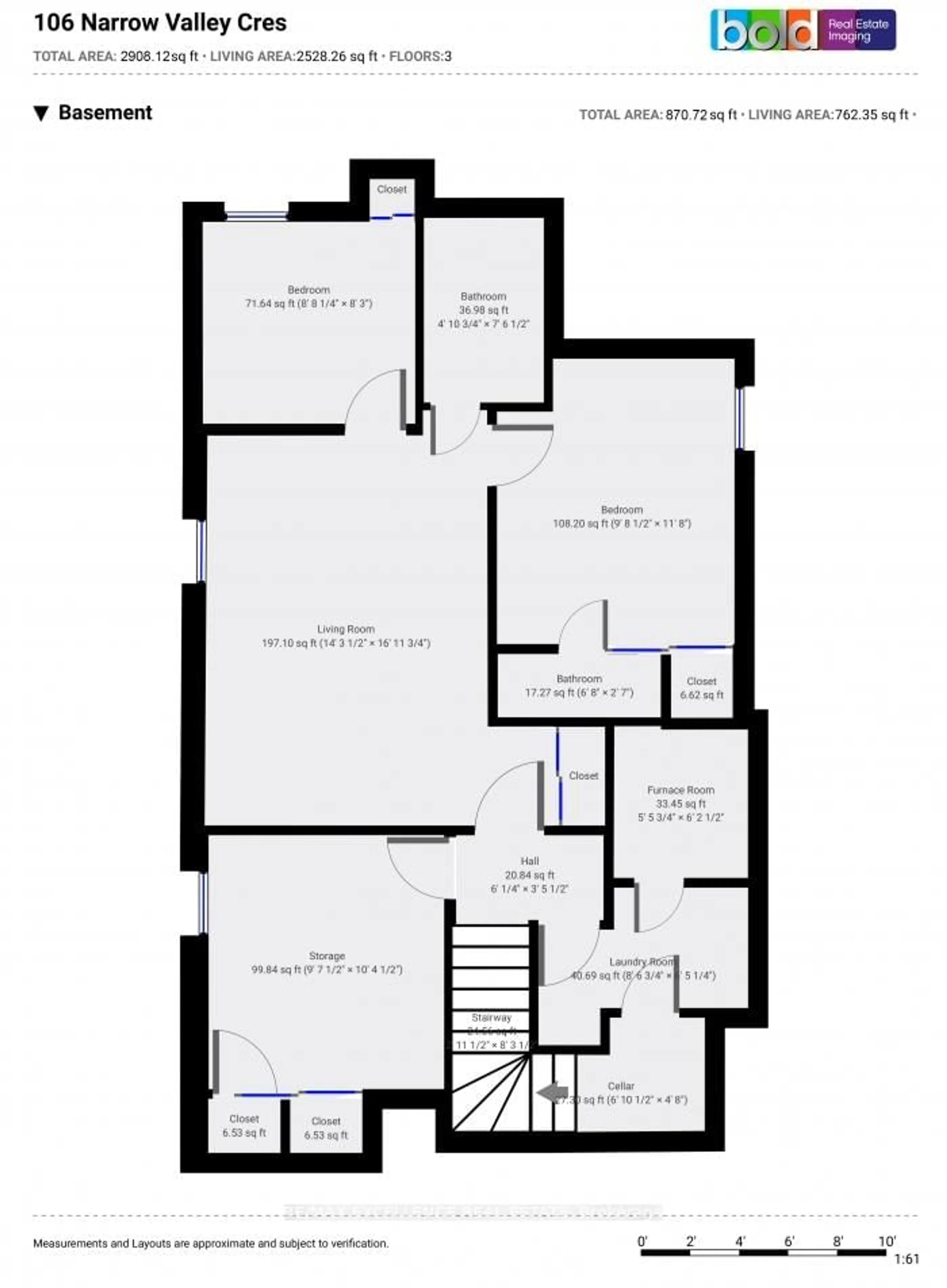 Floor plan for 106 Narrow Valley Cres, Brampton Ontario L6R 2M6