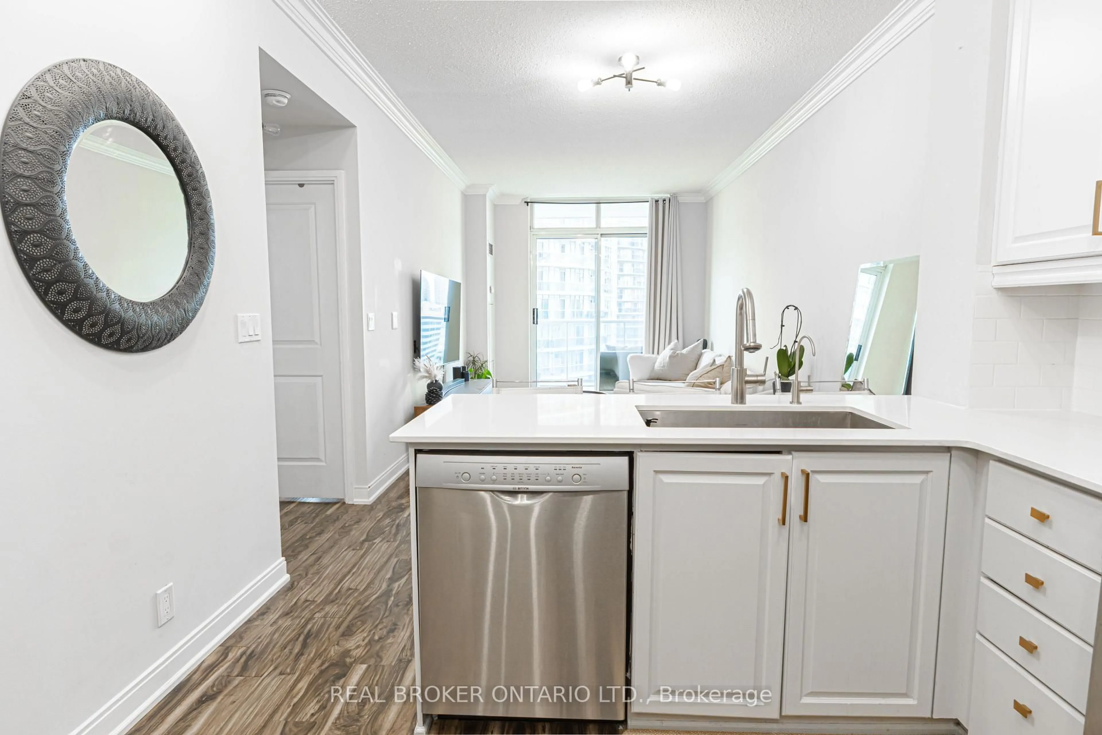 Open concept kitchen, unknown for 90 Absolute Ave #2107, Mississauga Ontario L4Z 0A3