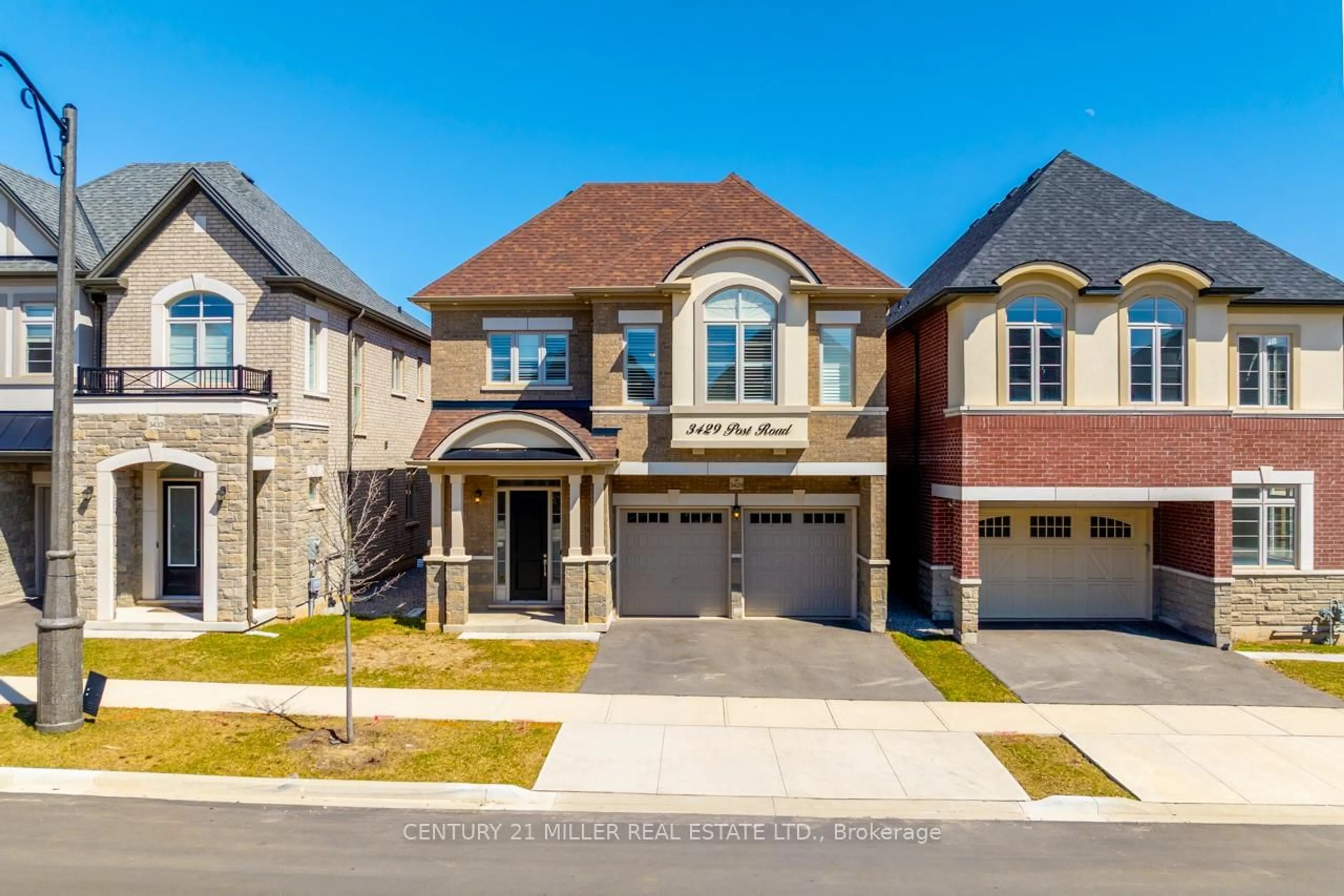 Home with brick exterior material, street for 3429 Post Rd, Oakville Ontario L6H 0Y4