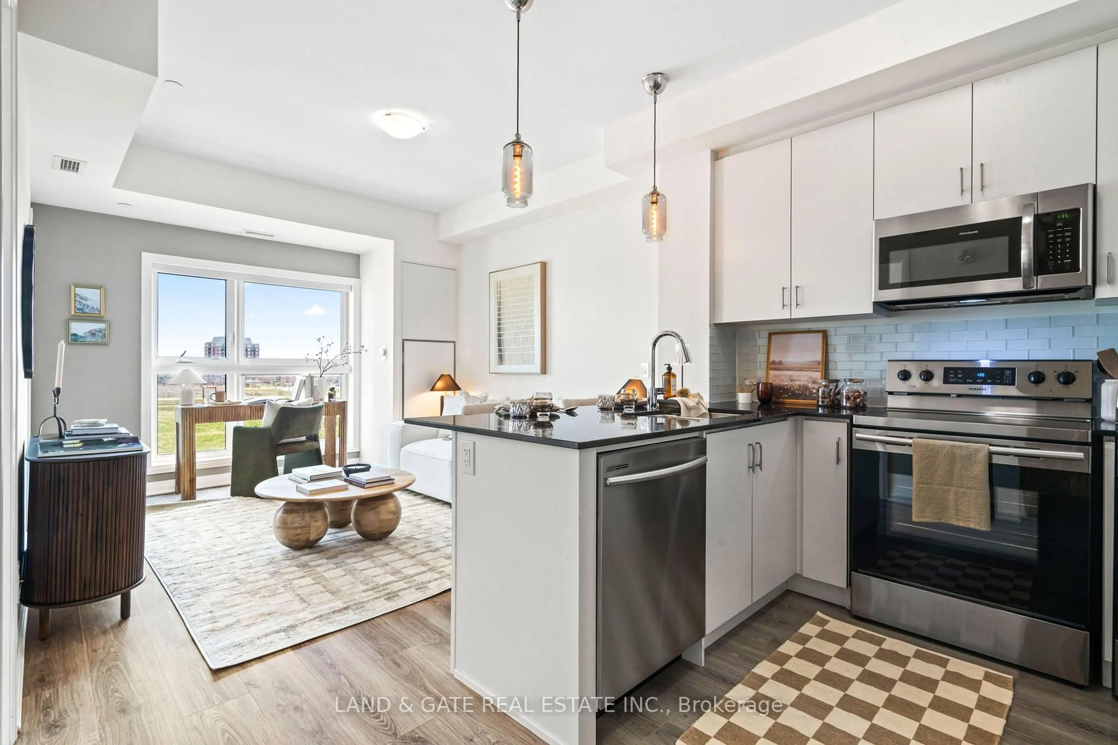 Open concept kitchen, unknown for 128 Grovewood Common #319, Oakville Ontario L6H 0X3