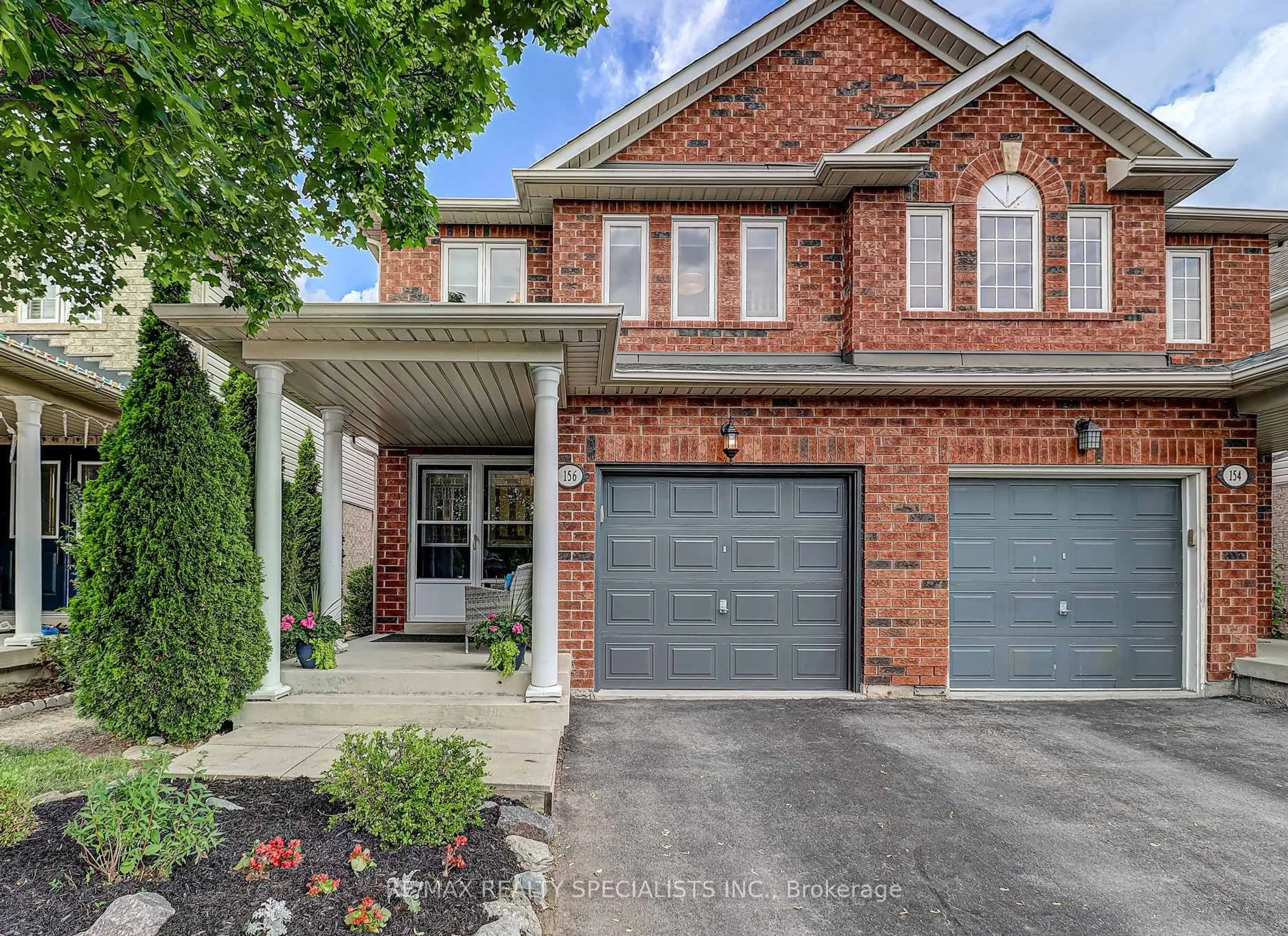 Home with brick exterior material, street for 156 Manley Lane, Milton Ontario L9T 5T1