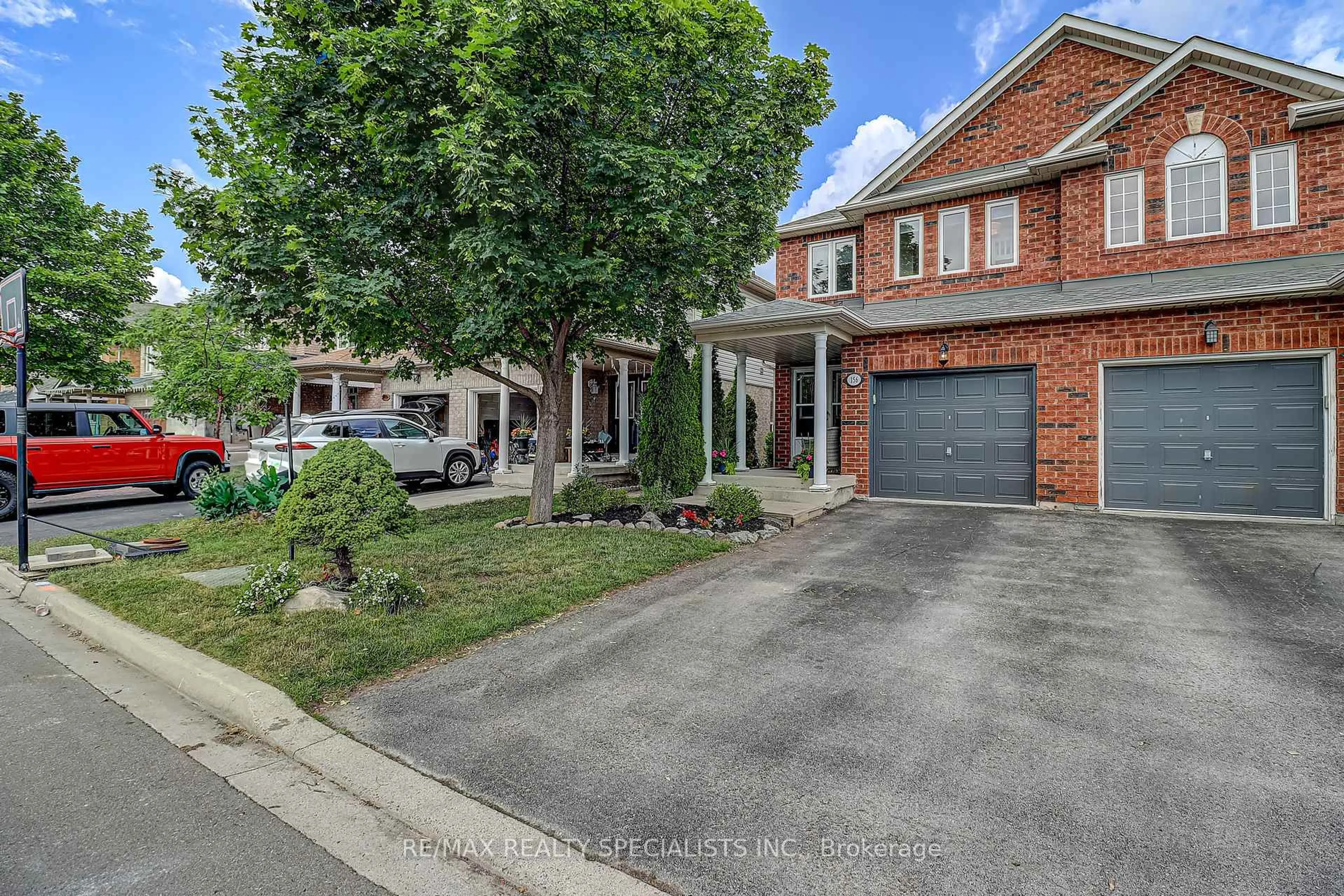 Home with brick exterior material, street for 156 Manley Lane, Milton Ontario L9T 5T1