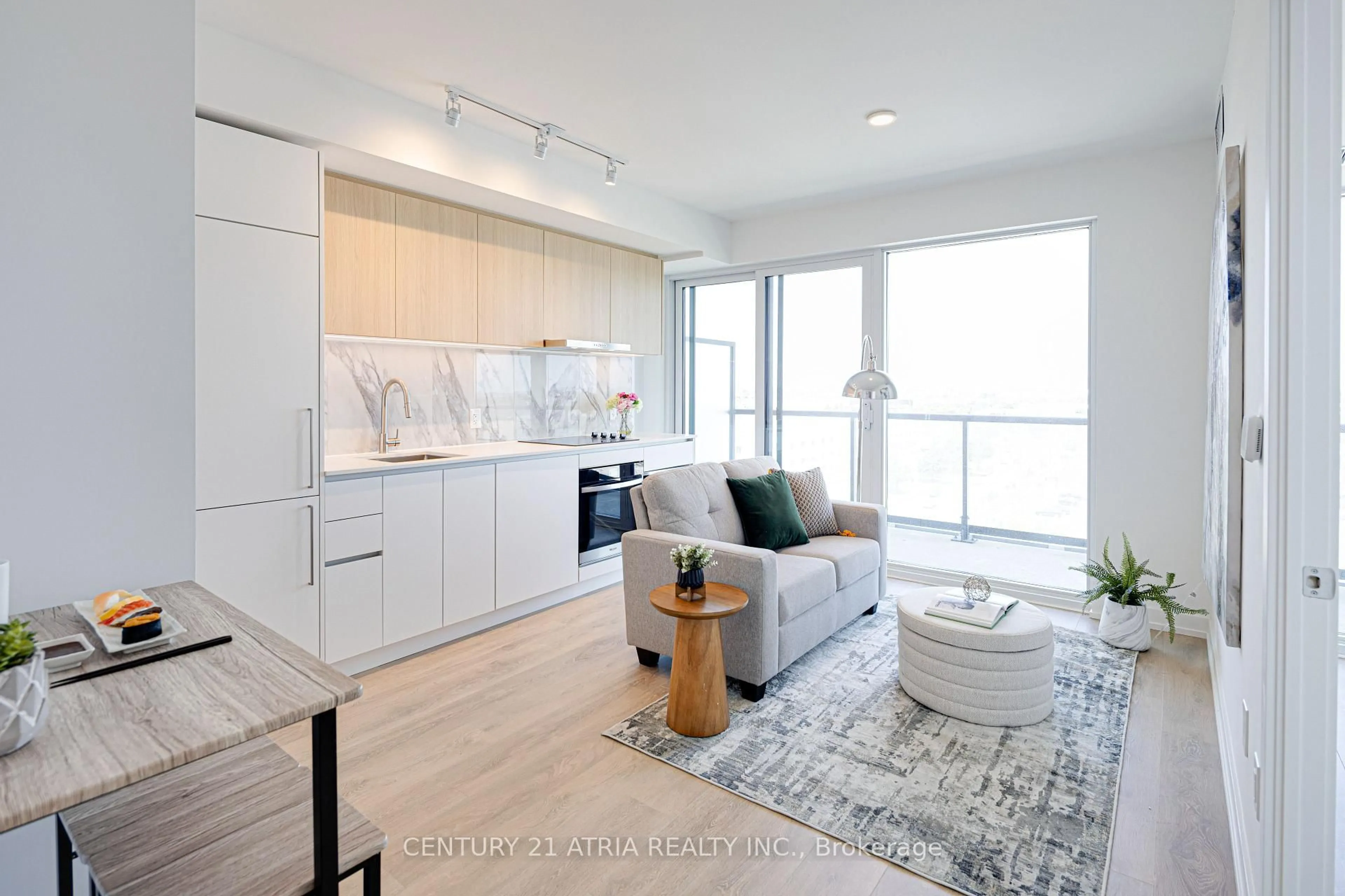 Open concept kitchen, unknown for 1100 Sheppard Ave #1027, Toronto Ontario M3K 0E4