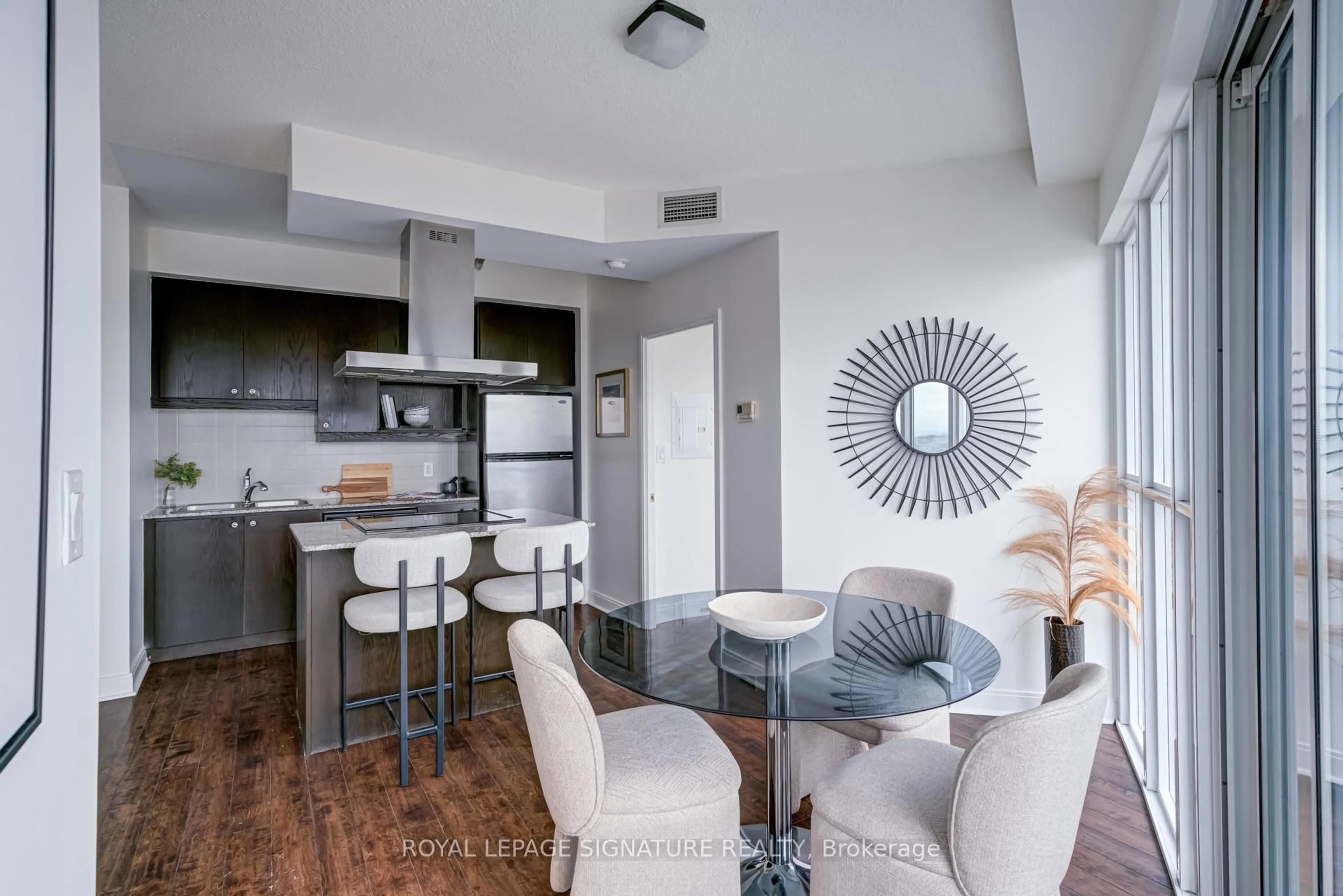 Open concept kitchen, unknown for 50 Absolute Ave #2406, Mississauga Ontario L4Z 0A8
