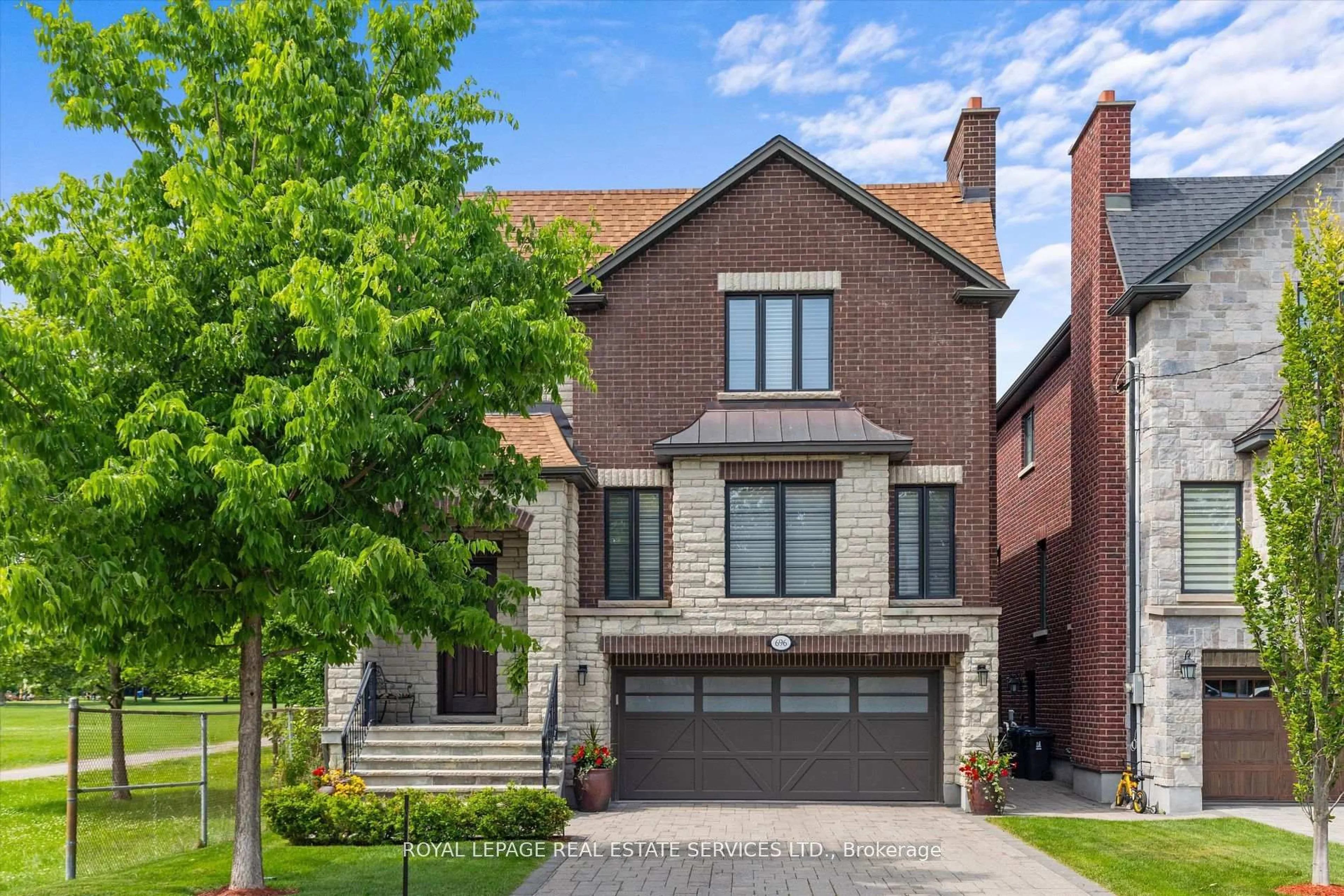 Home with brick exterior material, street for 696 Glengrove Ave, Toronto Ontario M6B 3J7