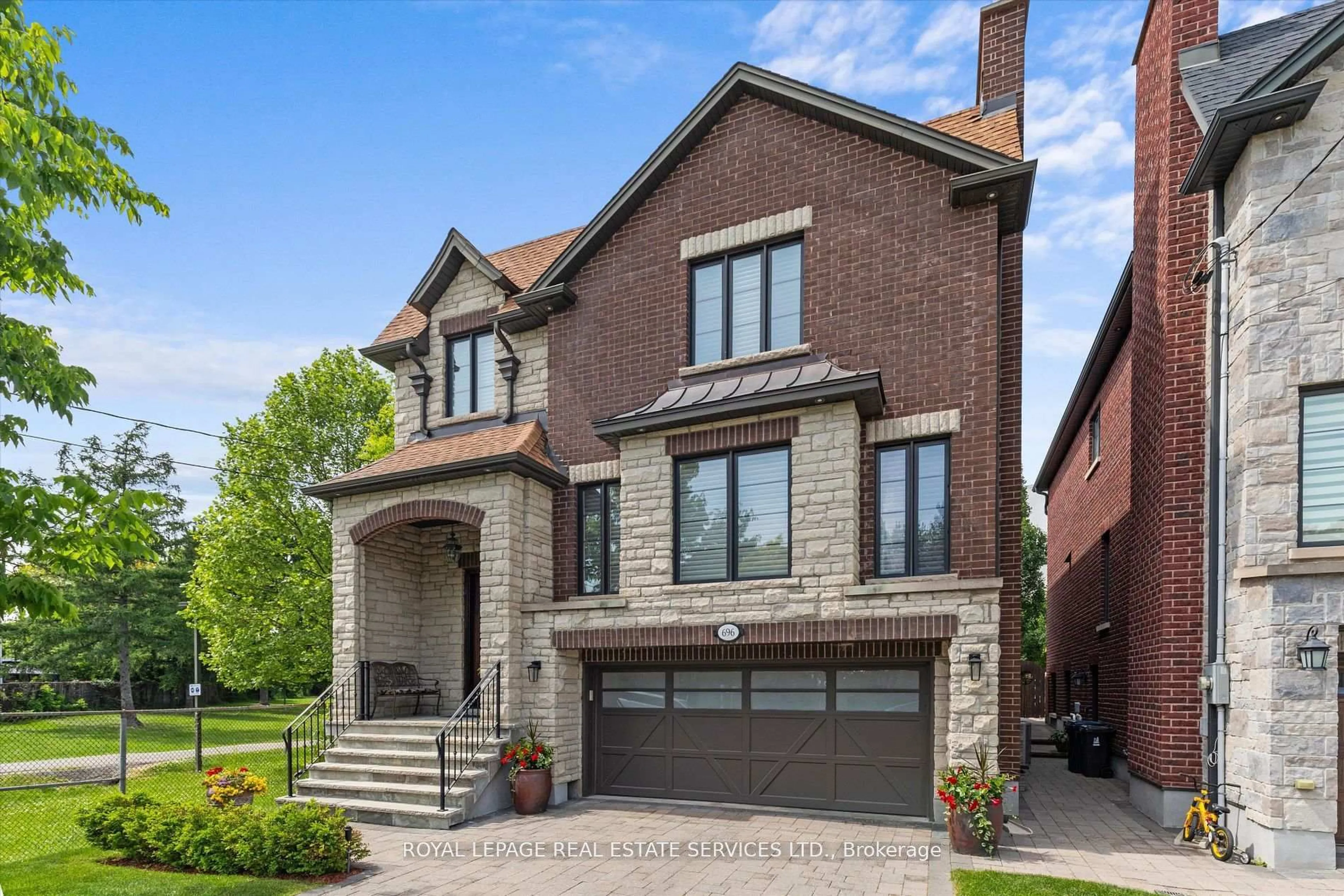 Home with brick exterior material, street for 696 Glengrove Ave, Toronto Ontario M6B 3J7