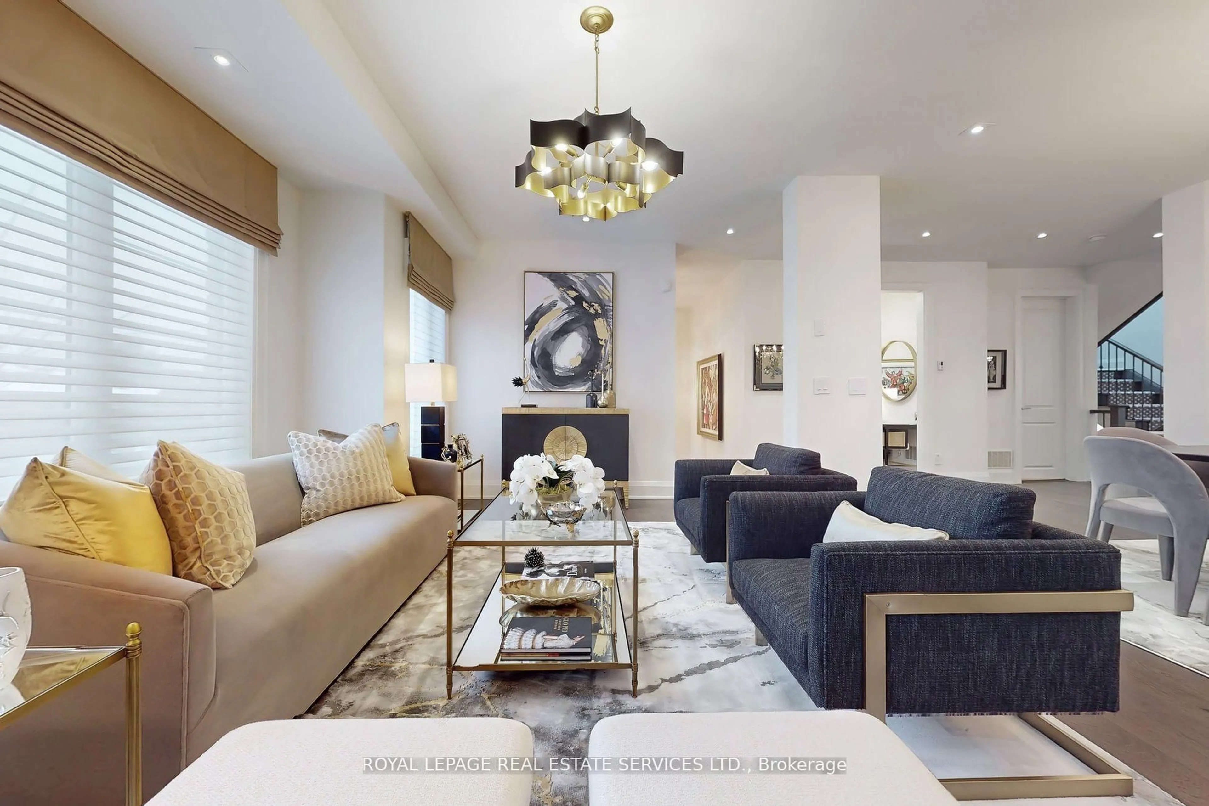 Living room with furniture, unknown for 696 Glengrove Ave, Toronto Ontario M6B 3J7