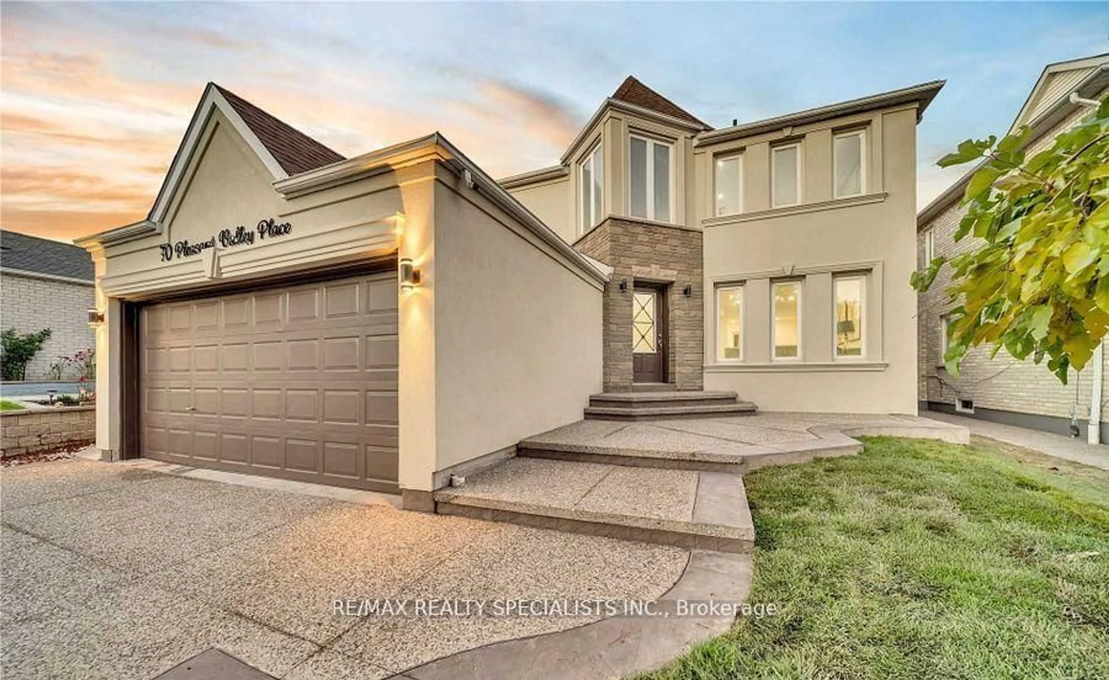 Home with brick exterior material, street for 70 Pleasant Valley Pl, Brampton Ontario L6R 5R9