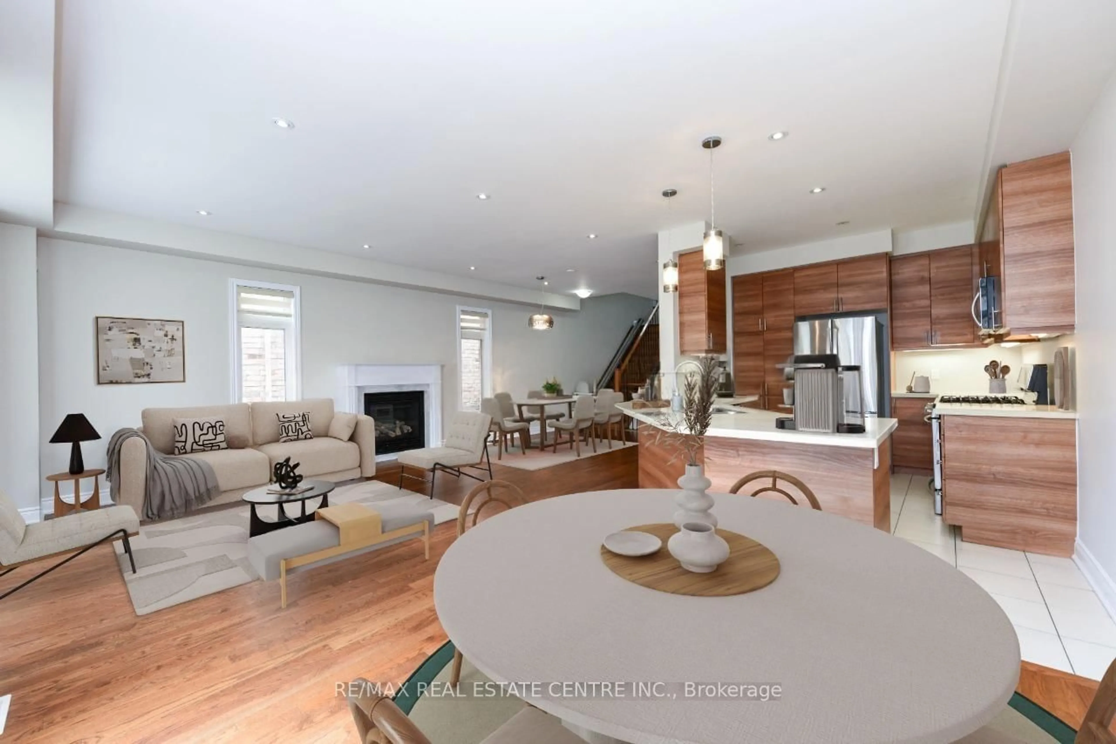 Open concept kitchen, unknown for 49 Honeyview Tr, Brampton Ontario L6P 4A4