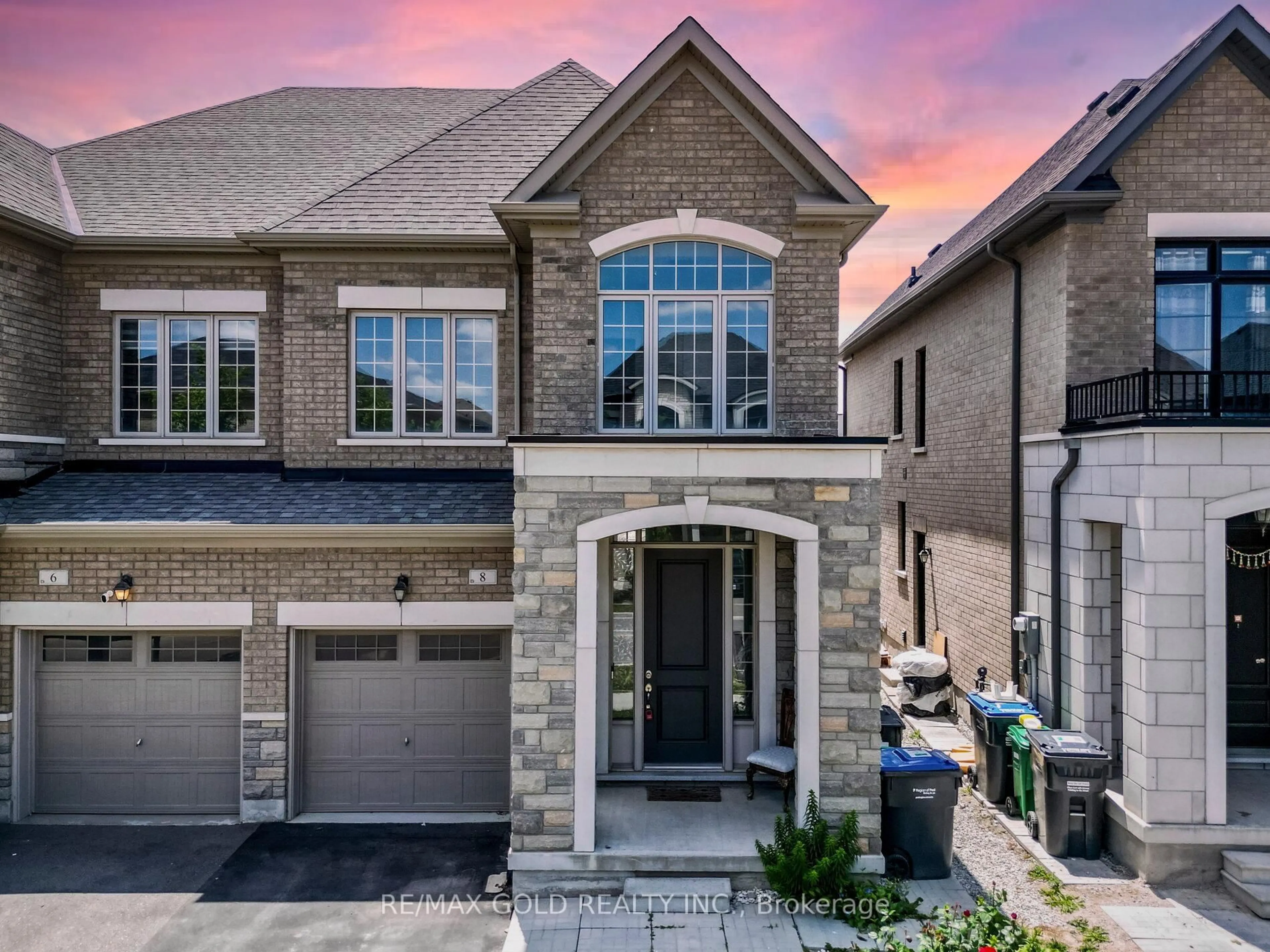 Home with brick exterior material, street for 8 Clunburry Rd, Brampton Ontario L7A 5B4