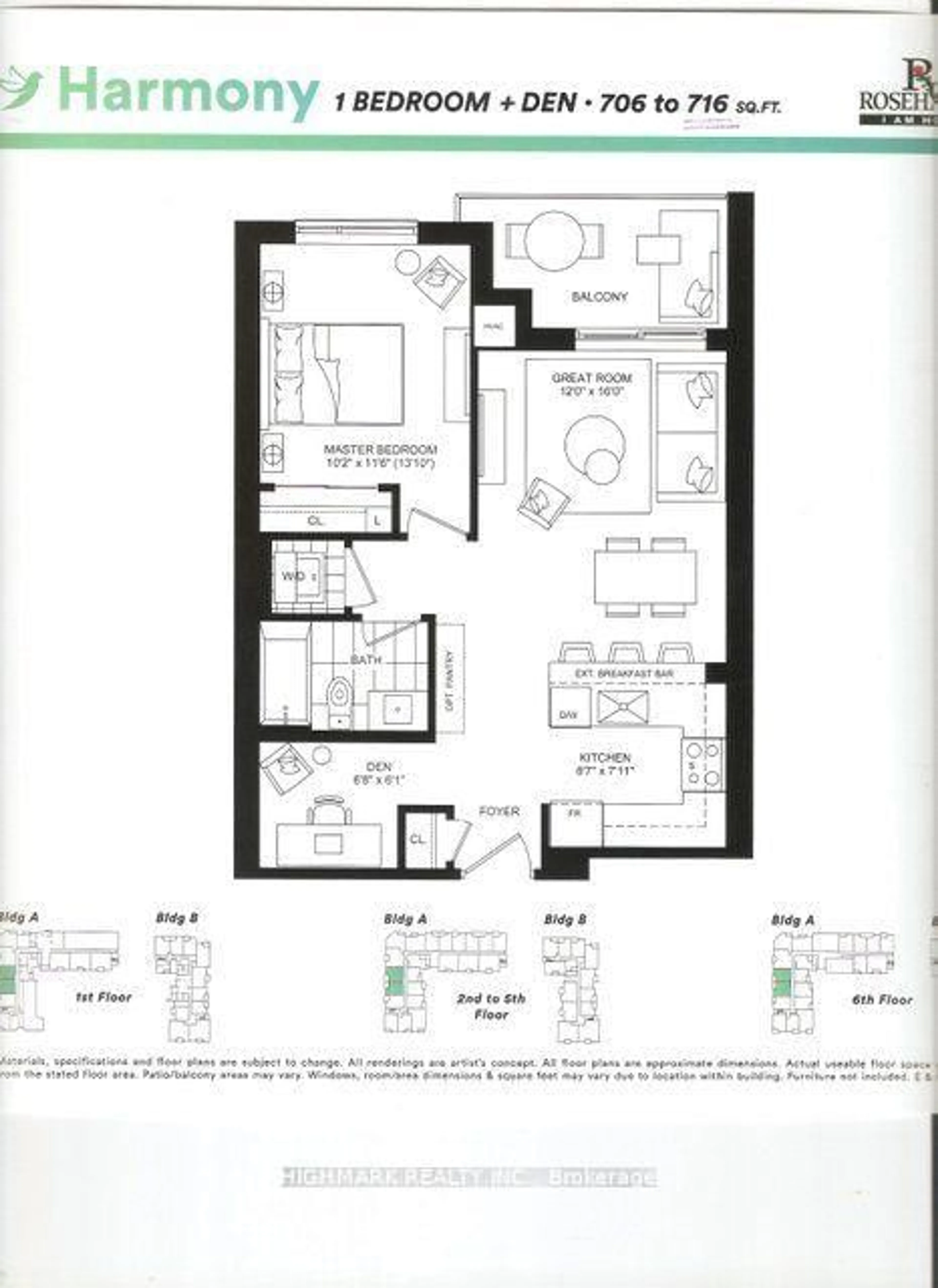 Floor plan for 320 Plains Rd #308, Burlington Ontario L7T 0C1