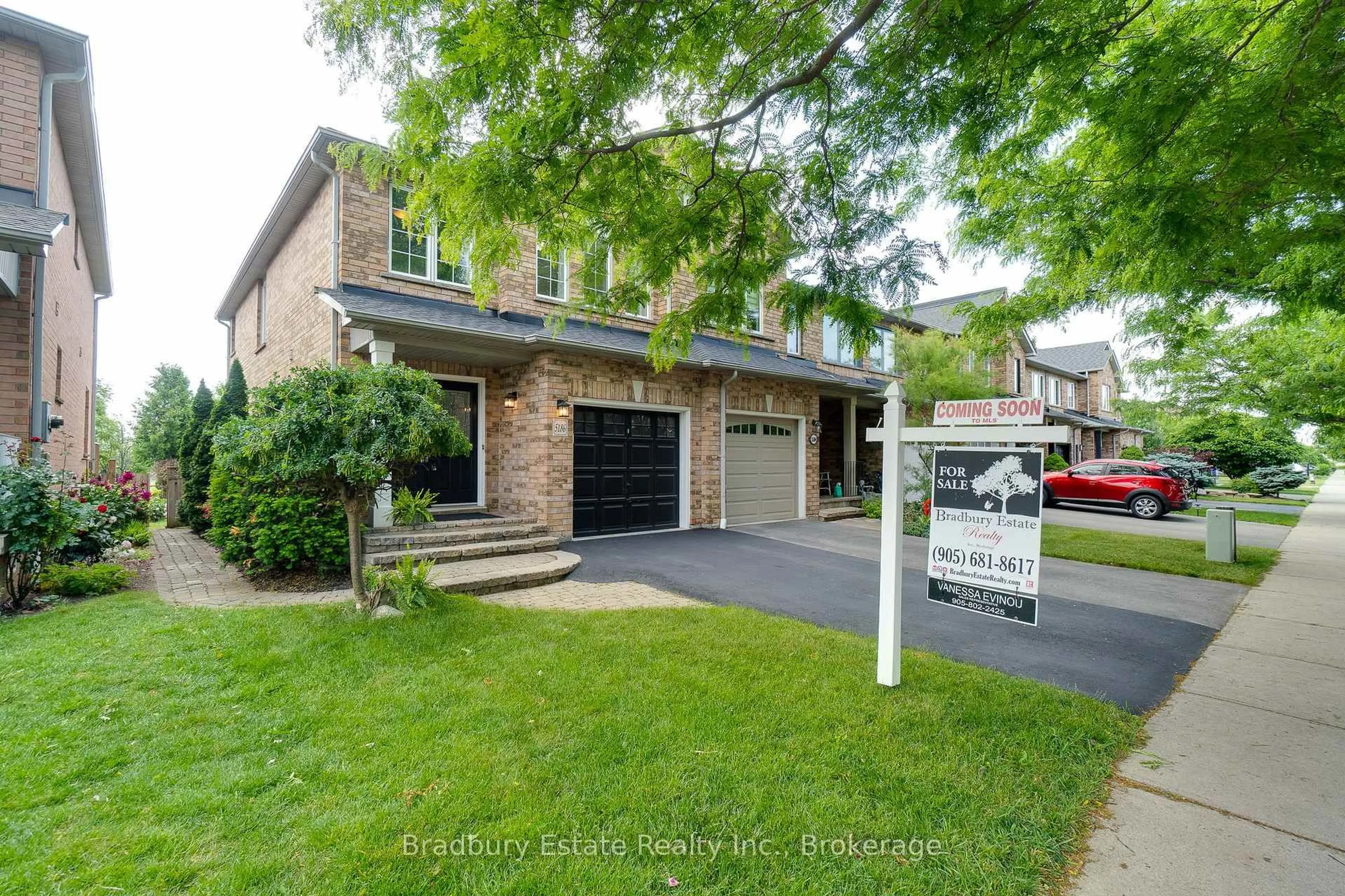 Home with brick exterior material, street for 5186 Thornburn Dr, Burlington Ontario L7L 6R4
