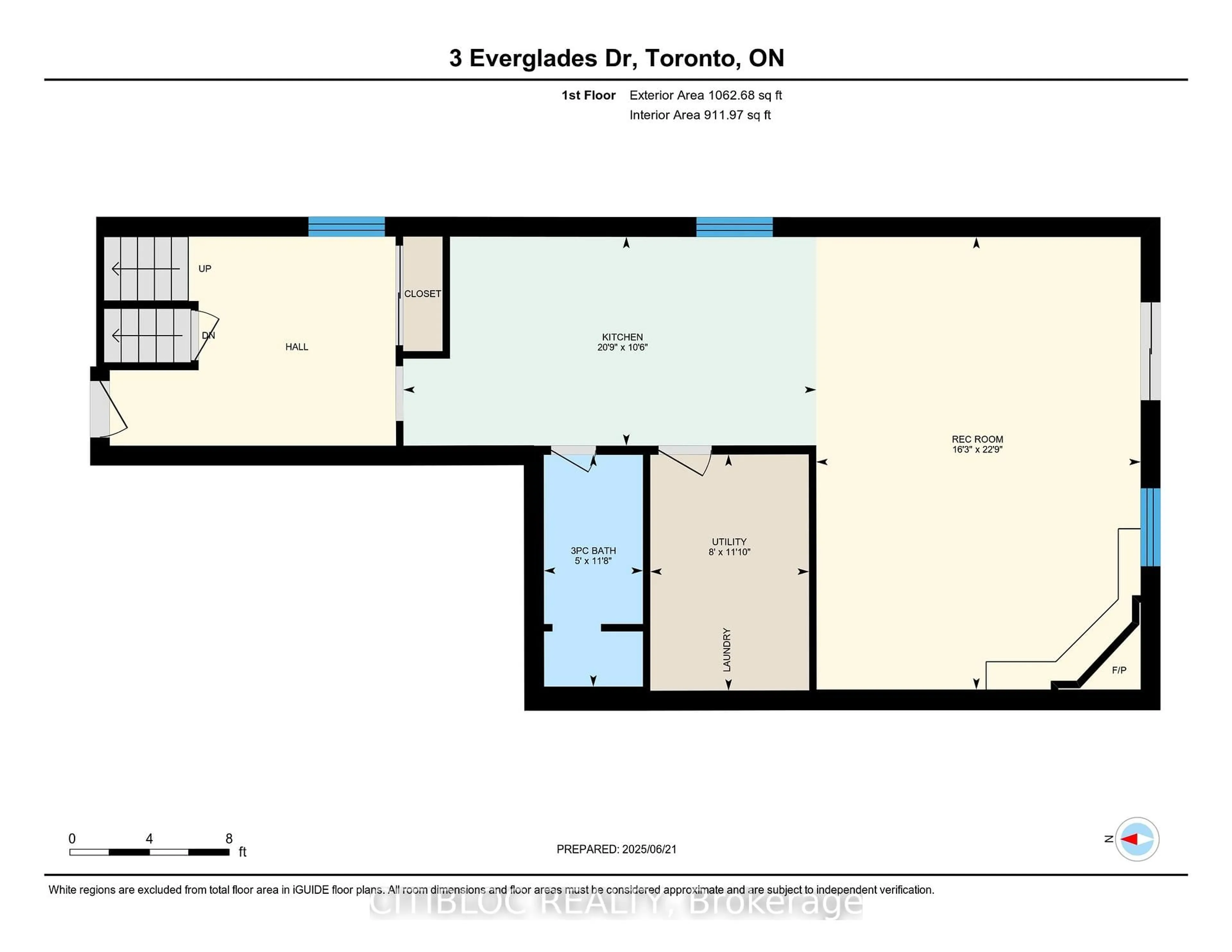 Floor plan for 3 Everglades Dr, Toronto Ontario M6L 1J1