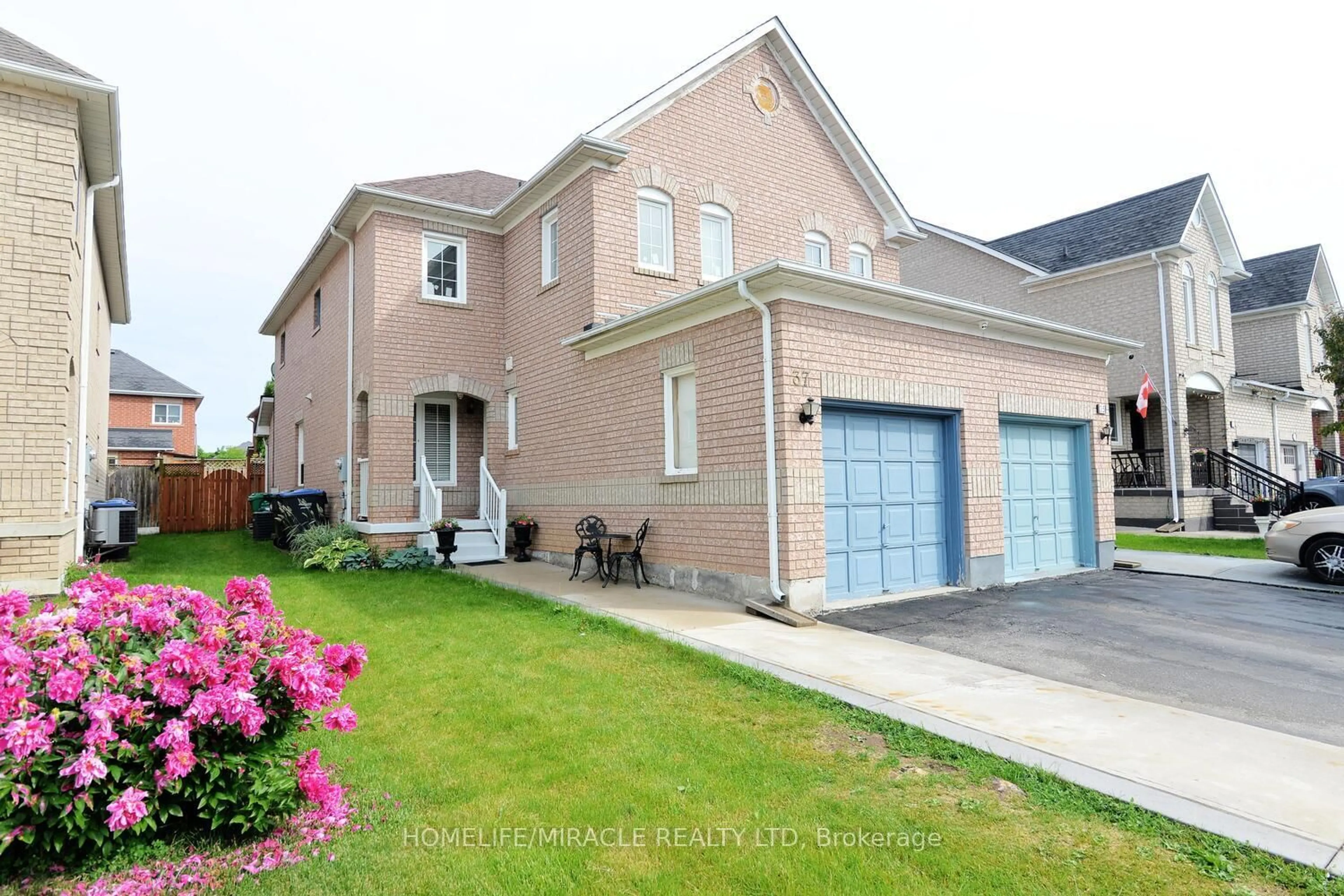 Home with brick exterior material, street for 37 Prairie Rose Circ, Brampton Ontario L6R 1R6
