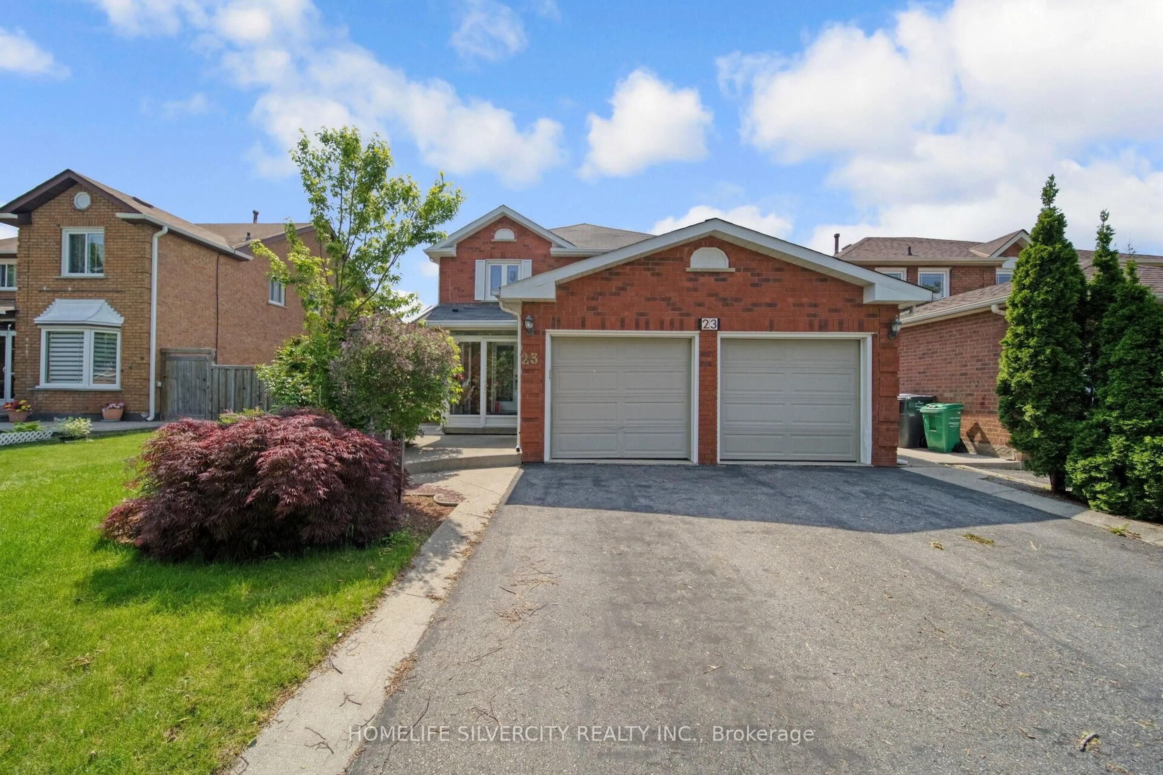 Home with brick exterior material, street for 23 Millstone Dr, Brampton Ontario L6Y 4G2