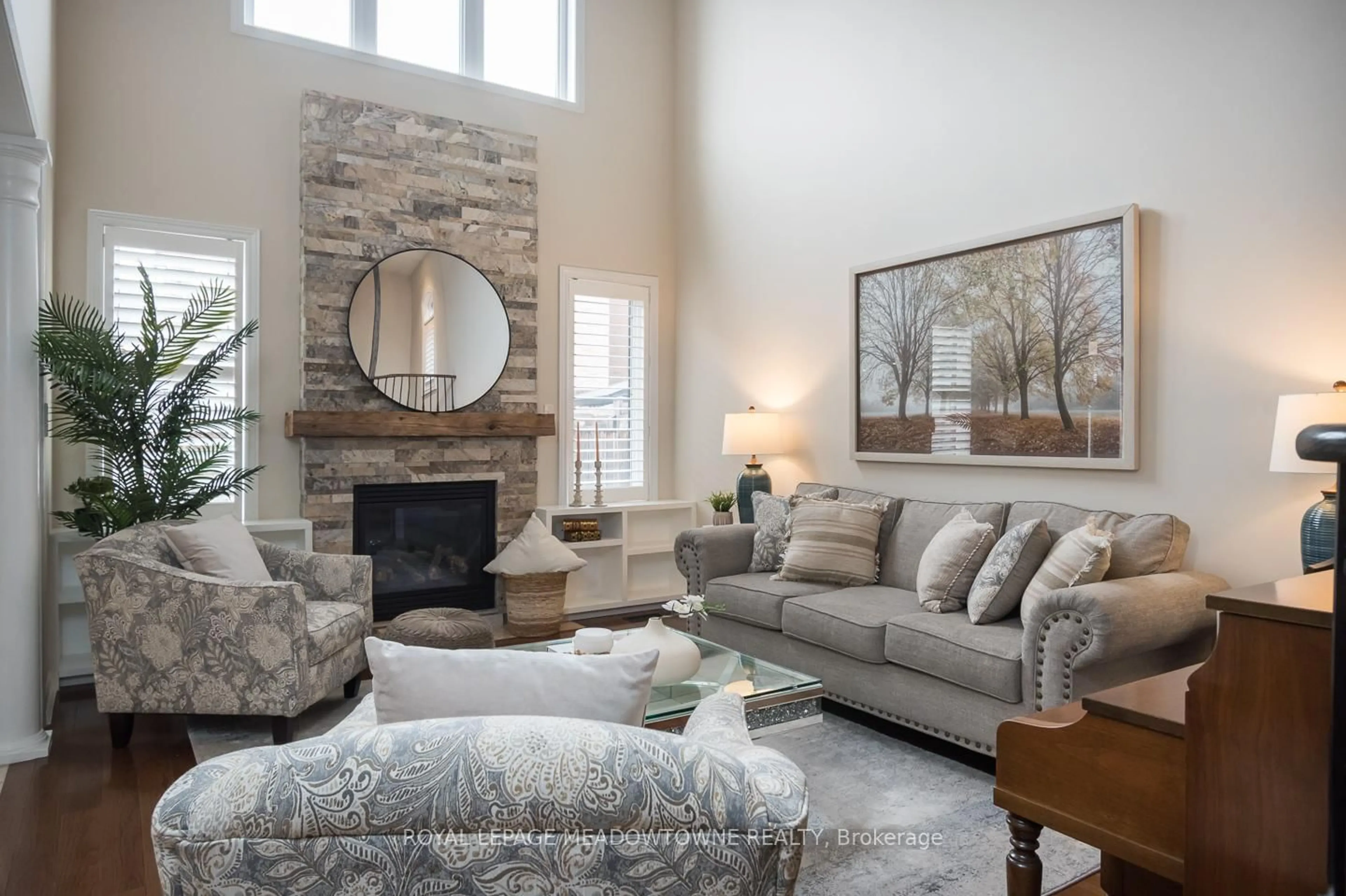 Living room with furniture, unknown for 476 Laundon Terr, Milton Ontario L9T 7X9