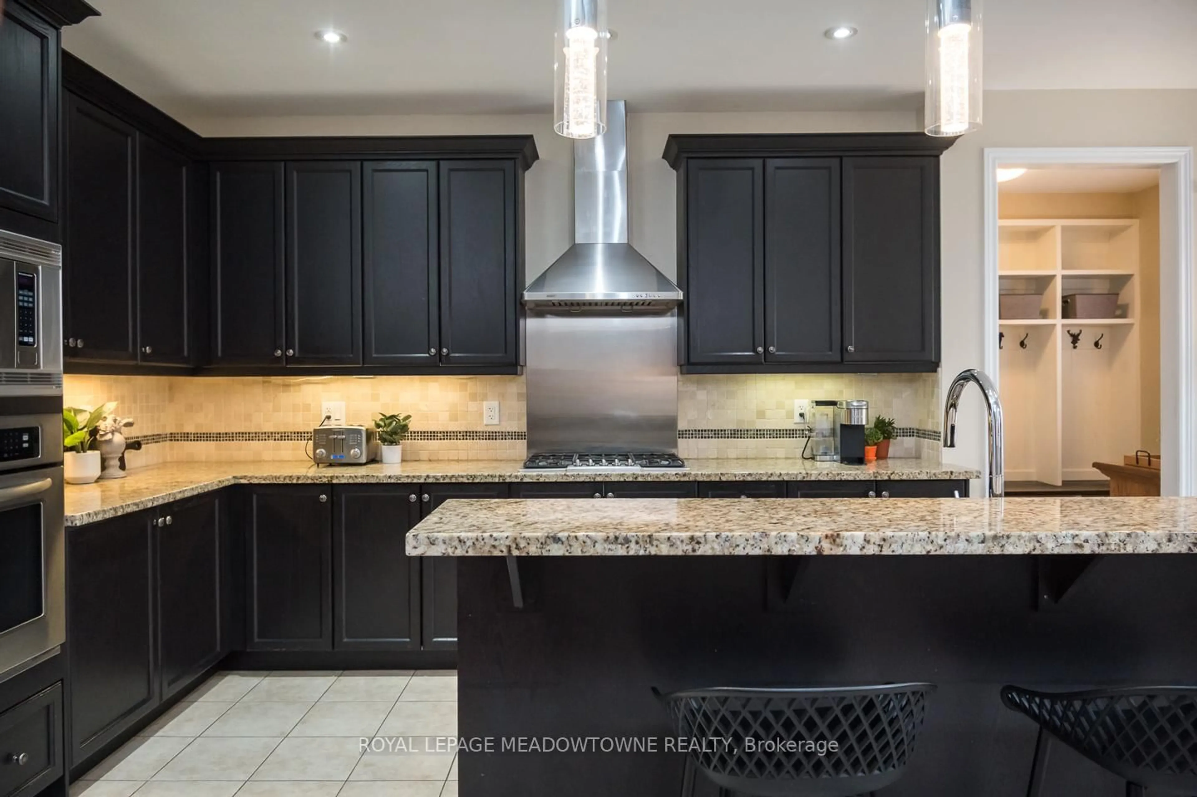 Contemporary kitchen, ceramic/tile floor for 476 Laundon Terr, Milton Ontario L9T 7X9