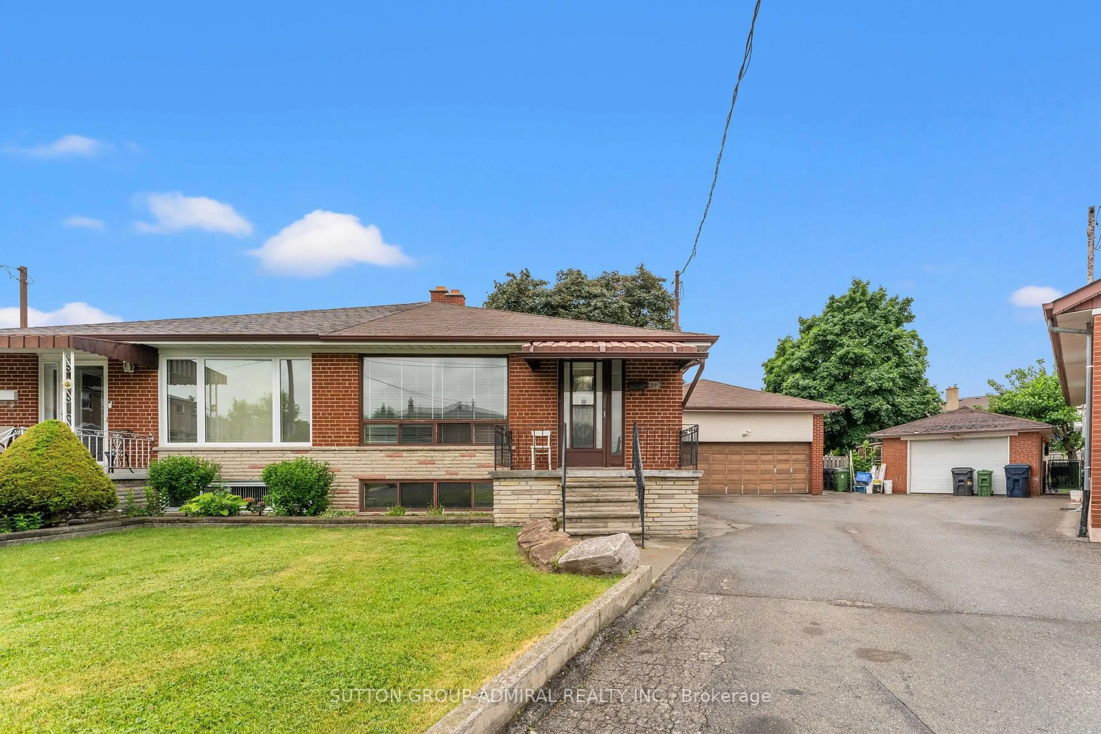 Home with brick exterior material, street for 21 Purchase Pl, Toronto Ontario M3L 1T9