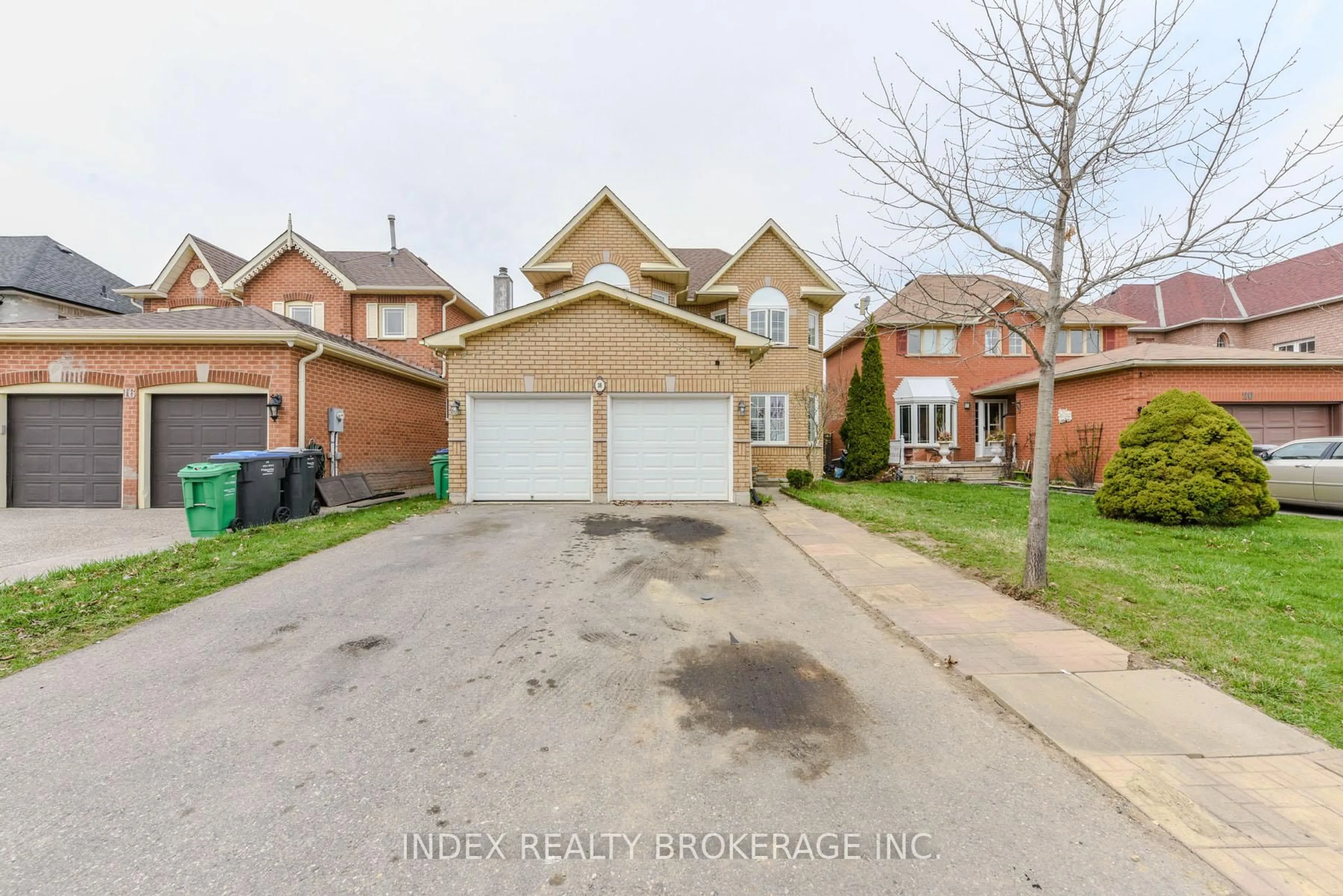 Home with brick exterior material, street for 18 Drinkwater Rd, Brampton Ontario L6Y 4T6