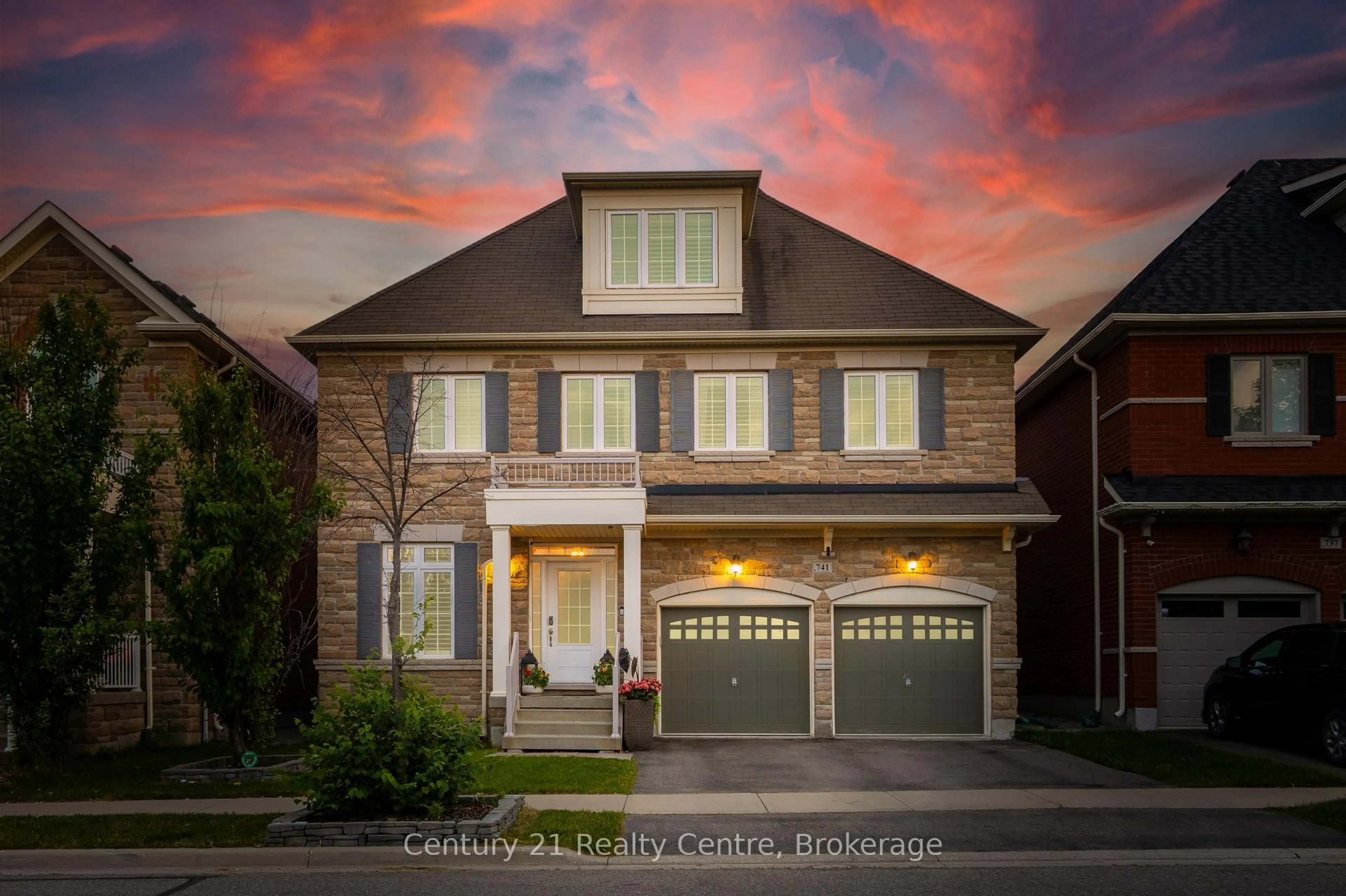 Home with brick exterior material, street for 741 Wettlaufer Terr, Milton Ontario L9T 8M8