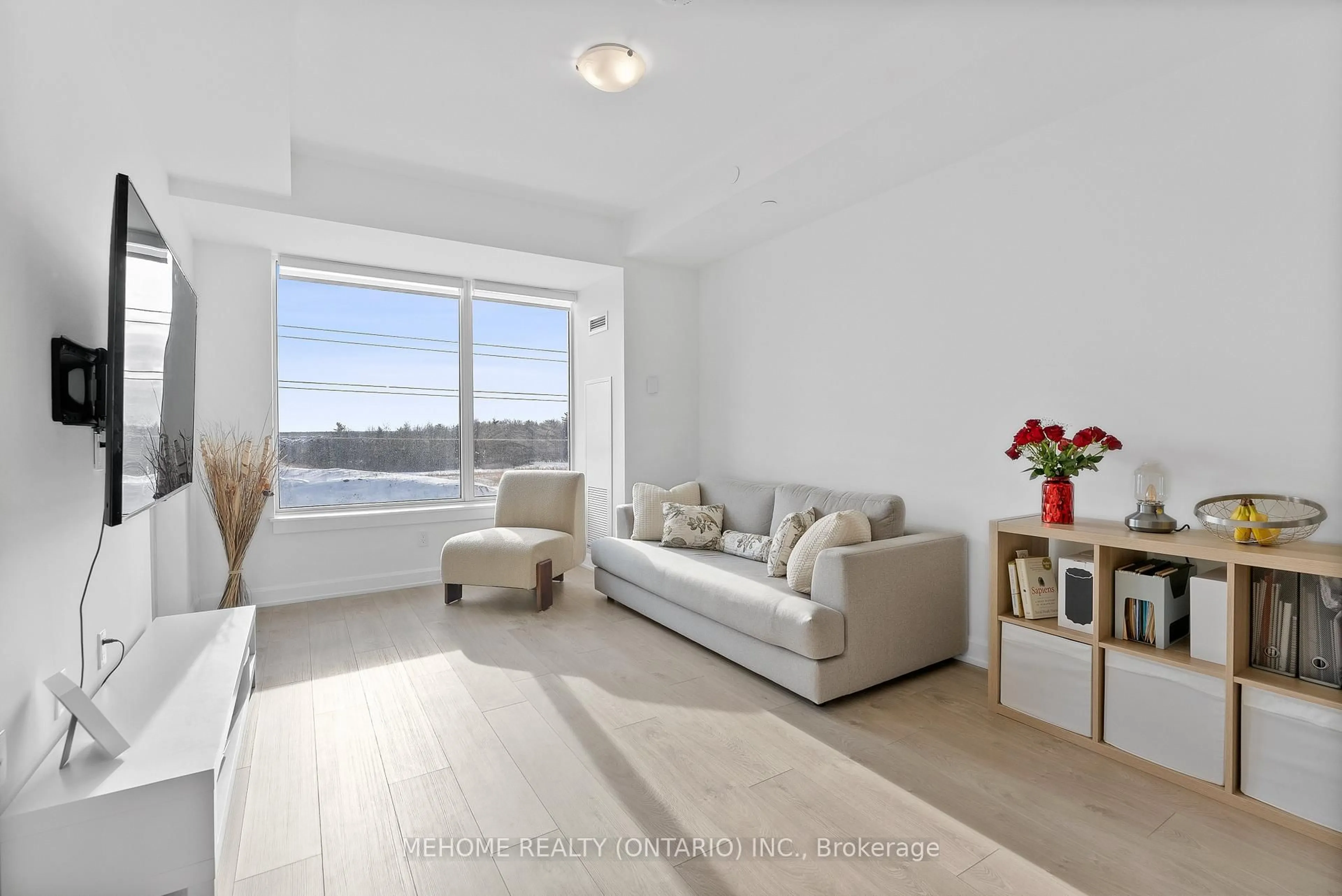Living room with furniture, unknown for 3200 William Coltson Ave #419, Oakville Ontario L6H 7W6