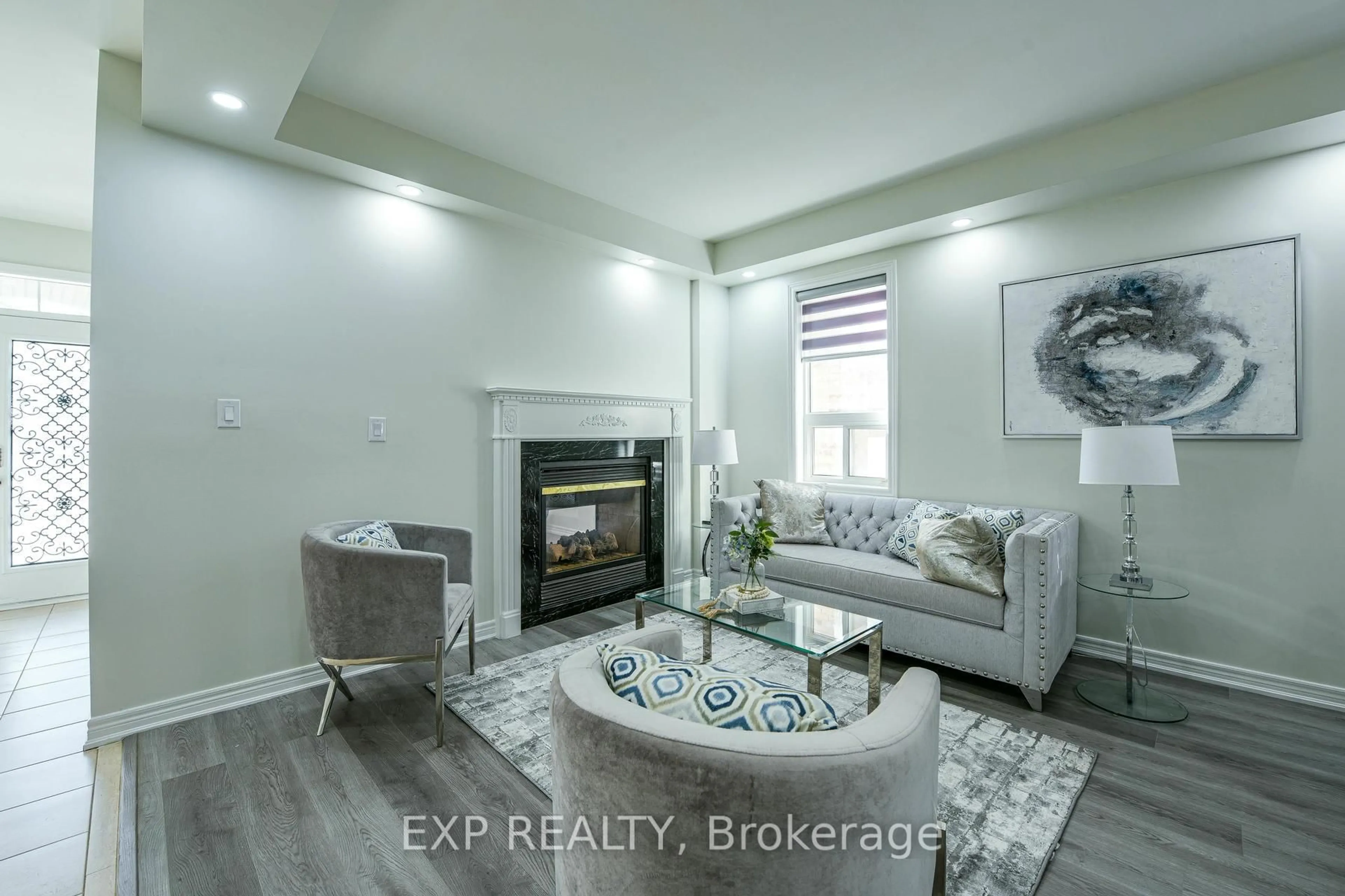 Living room with furniture, unknown for 50 Northface Cres, Brampton Ontario L6R 2Y2