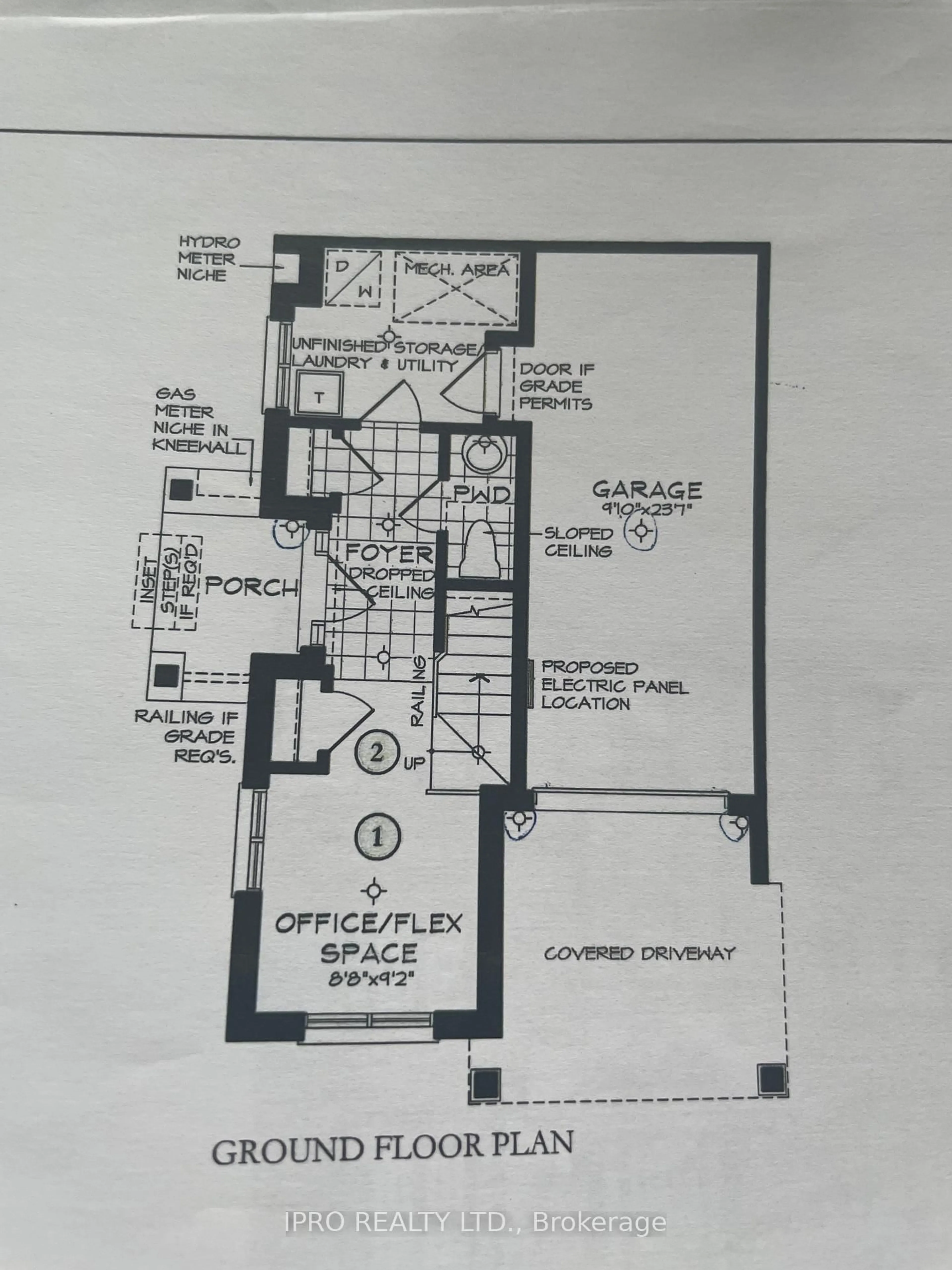Floor plan for 1222 Rose Way #73, Milton Ontario L9E 1P1