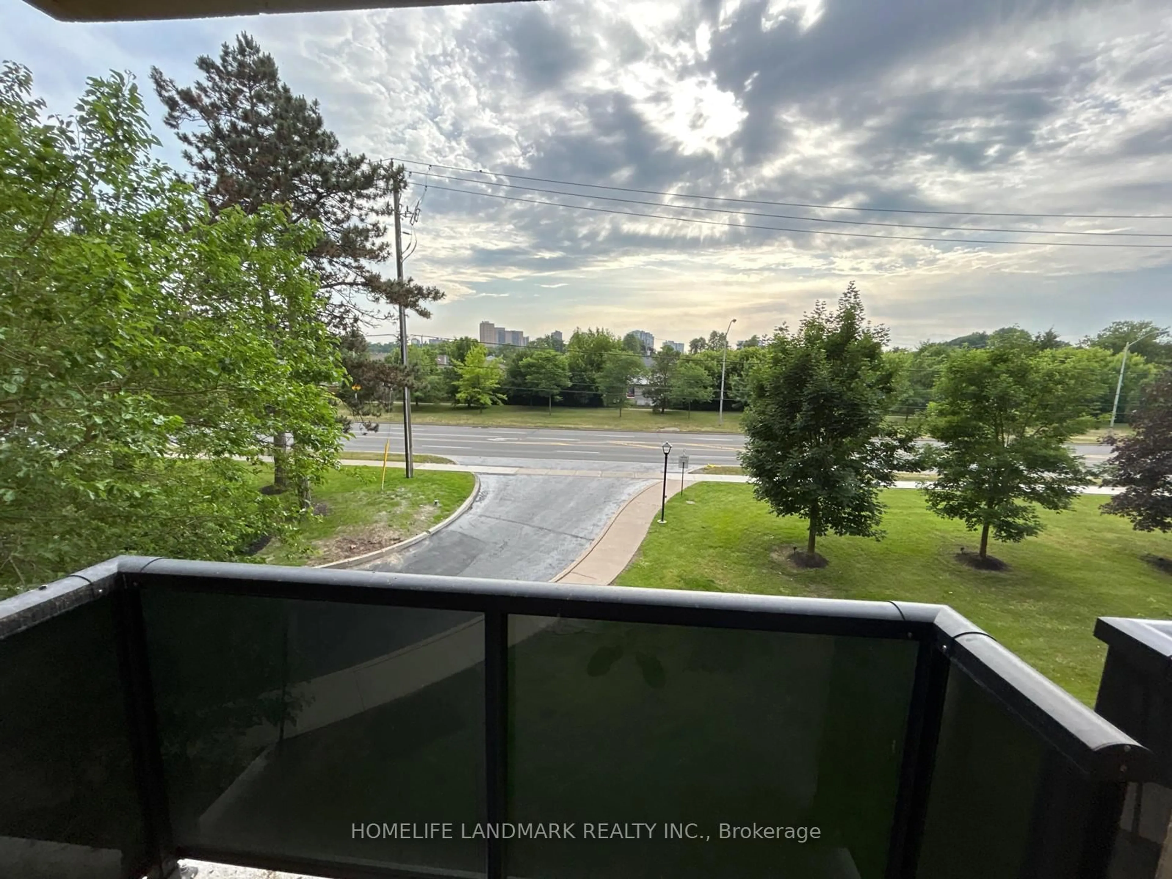 A pic from outside/outdoor area/front of a property/back of a property/a pic from drone, water/lake/river/ocean view for 2835 Islington Ave #307, Toronto Ontario M9L 2K2
