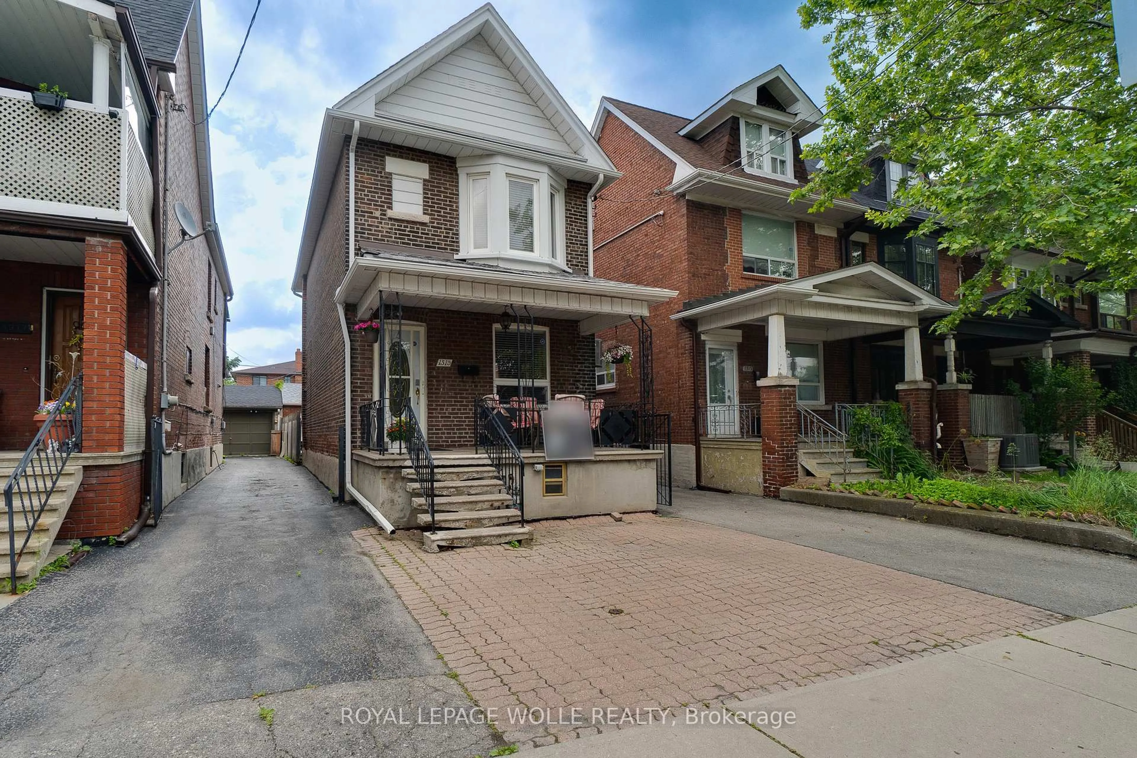 Home with brick exterior material, street for 1315 Lansdowne Ave, Toronto Ontario M6H 3Z9