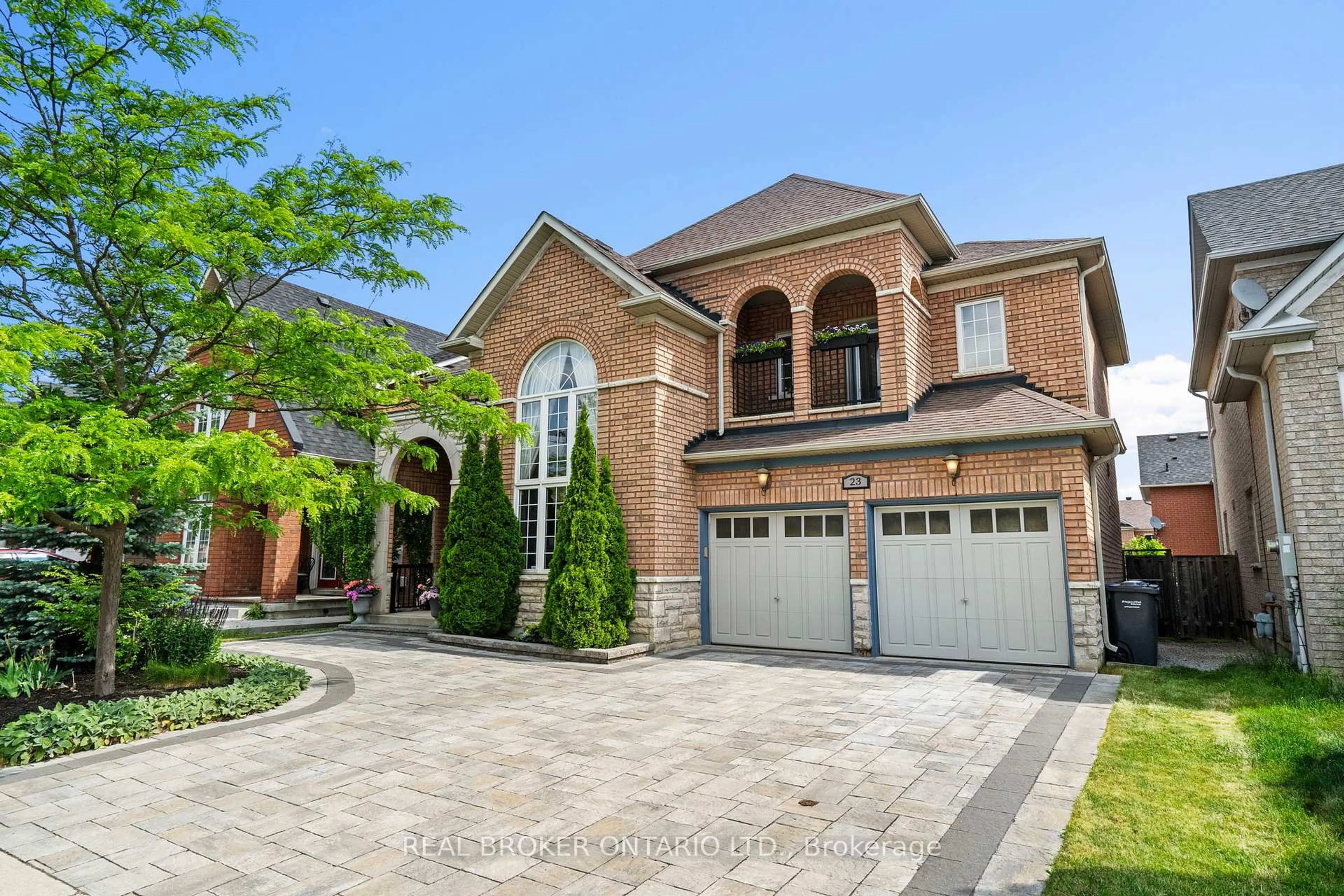 Home with brick exterior material, street for 23 Darren Rd, Brampton Ontario L6P 1Z6