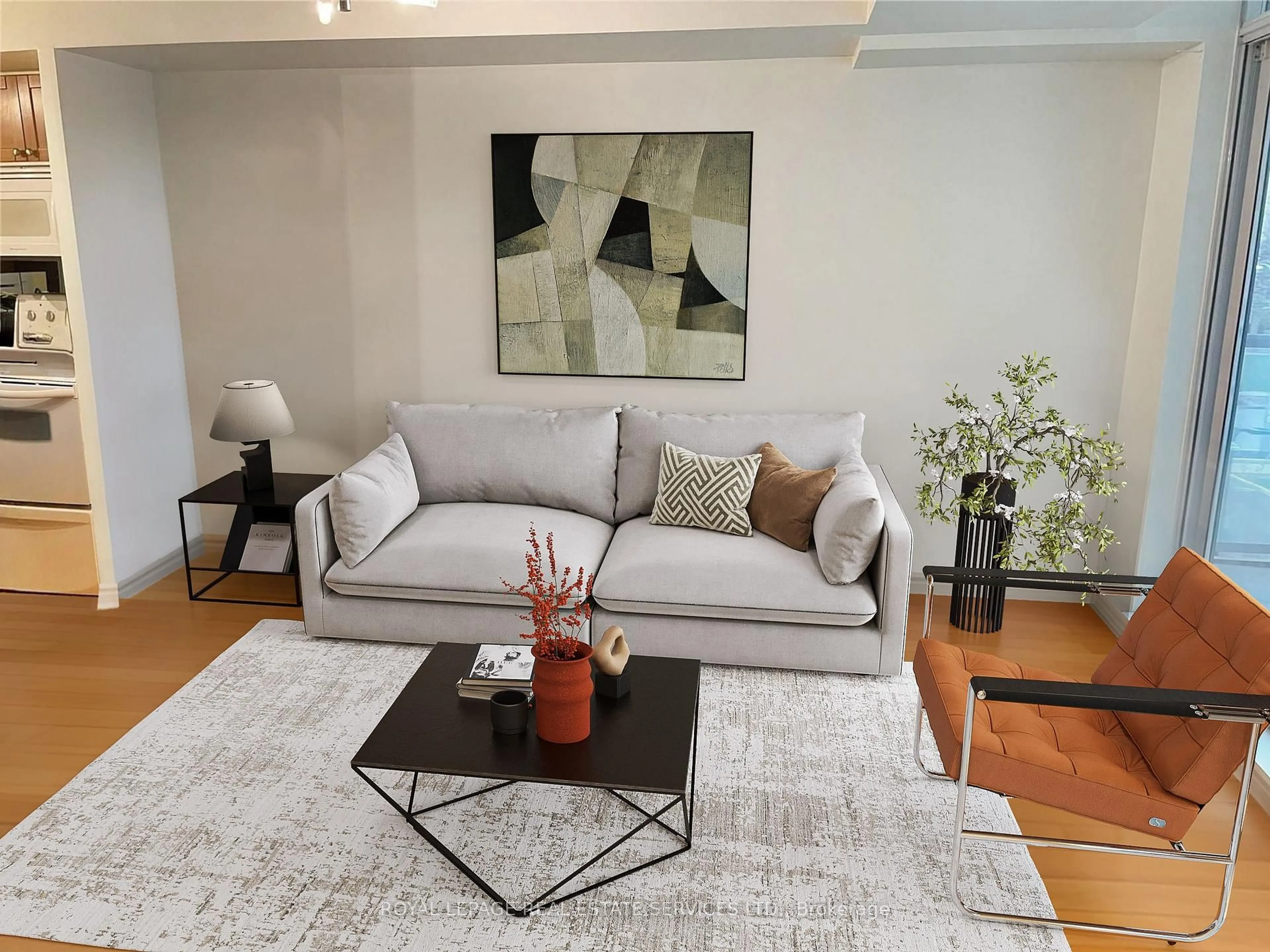 Living room with furniture, unknown for 70 High Park Ave #204, Toronto Ontario M6P 1A1