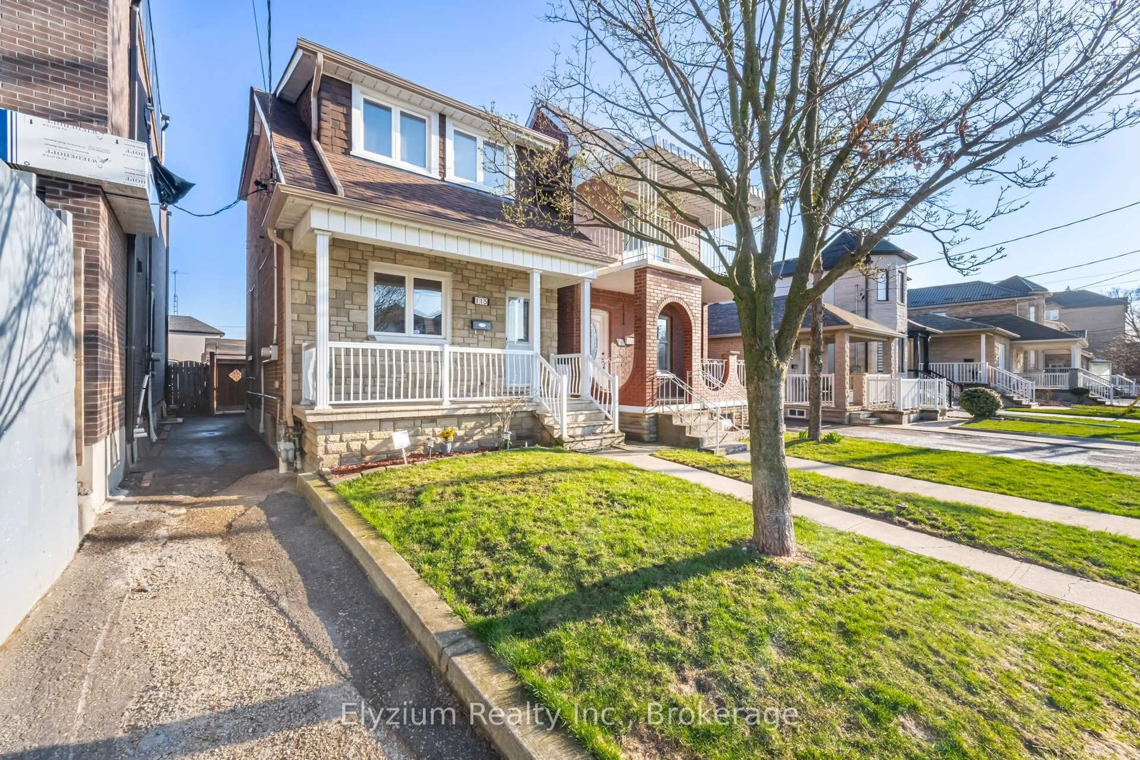 Home with brick exterior material, street for 115 Hatherley Rd, Toronto Ontario M6E 1W4